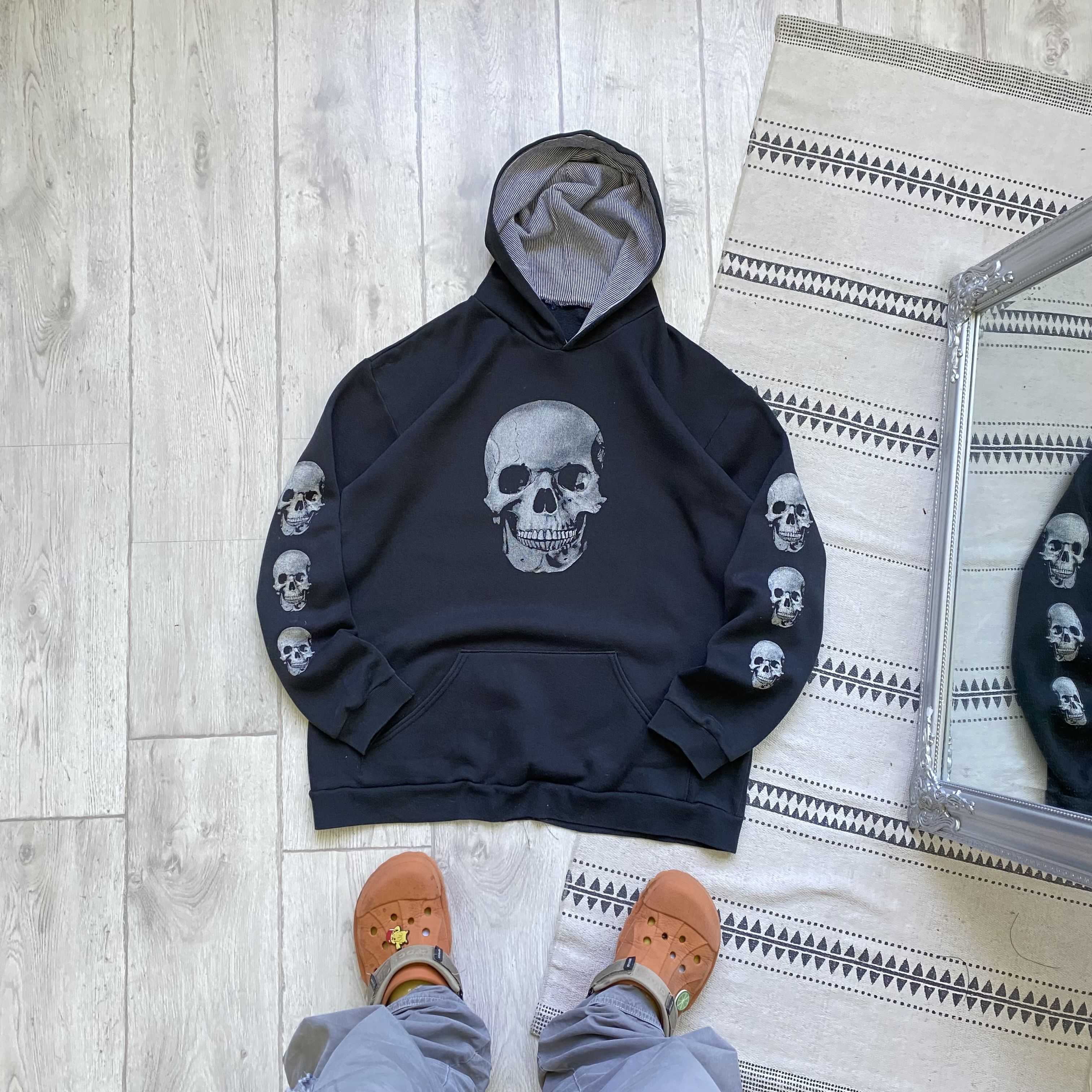 Band Tees 💀 Vintage Skulls logo hoodie Y2K skateboard Rock Band vibe Size US M / EU 48-50 / 2 - 2 Thumbnail