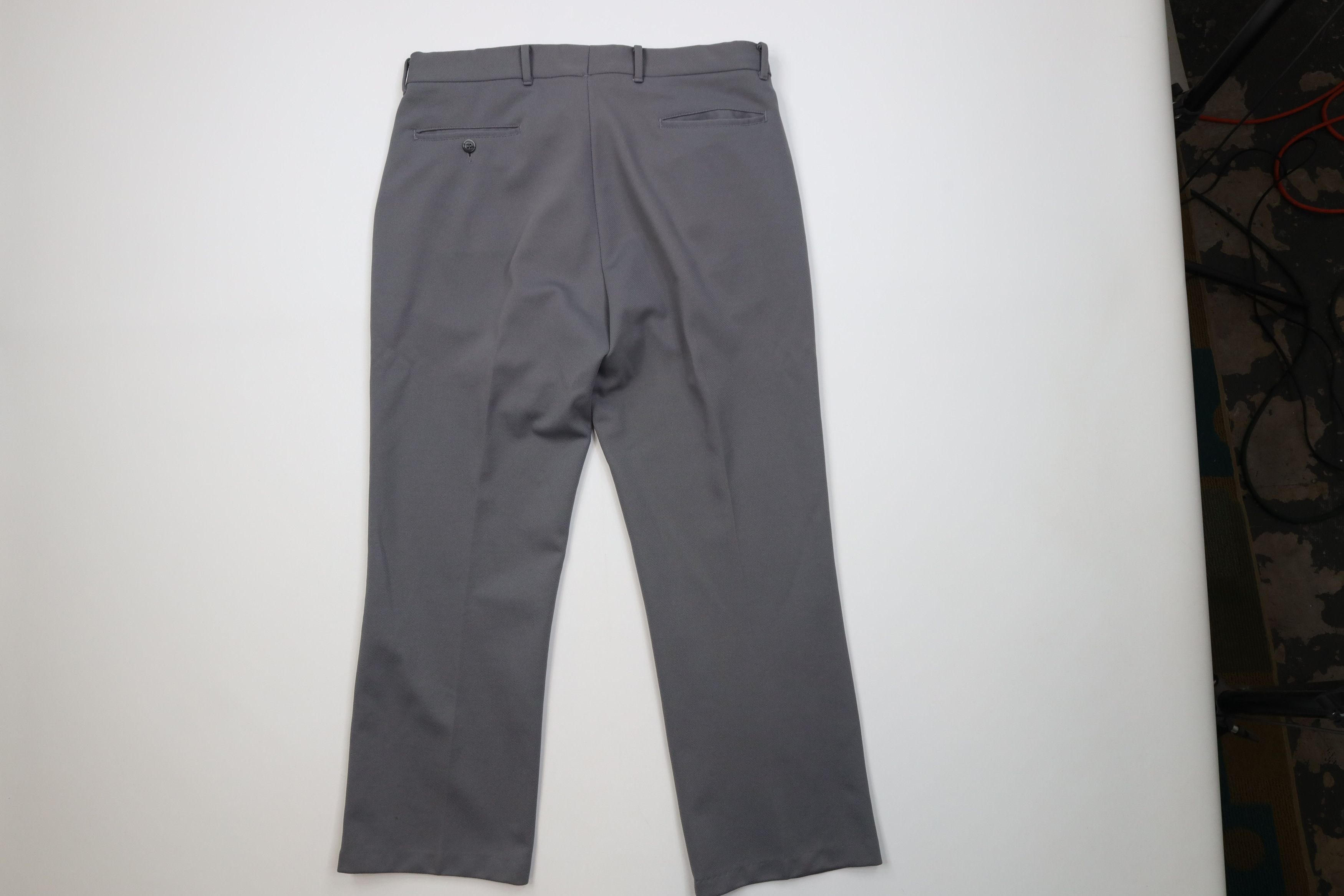 Vintage Vintage 70s Streetwear Knit Flared Wide Leg Chino Pants USA Size US 36 / EU 52 - 7 Thumbnail