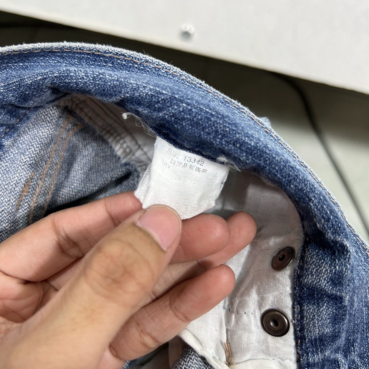 Beauty Beast 🔥 PICK NYLAUS CARGO DENIM JEANS Size US 33 - 15 Thumbnail