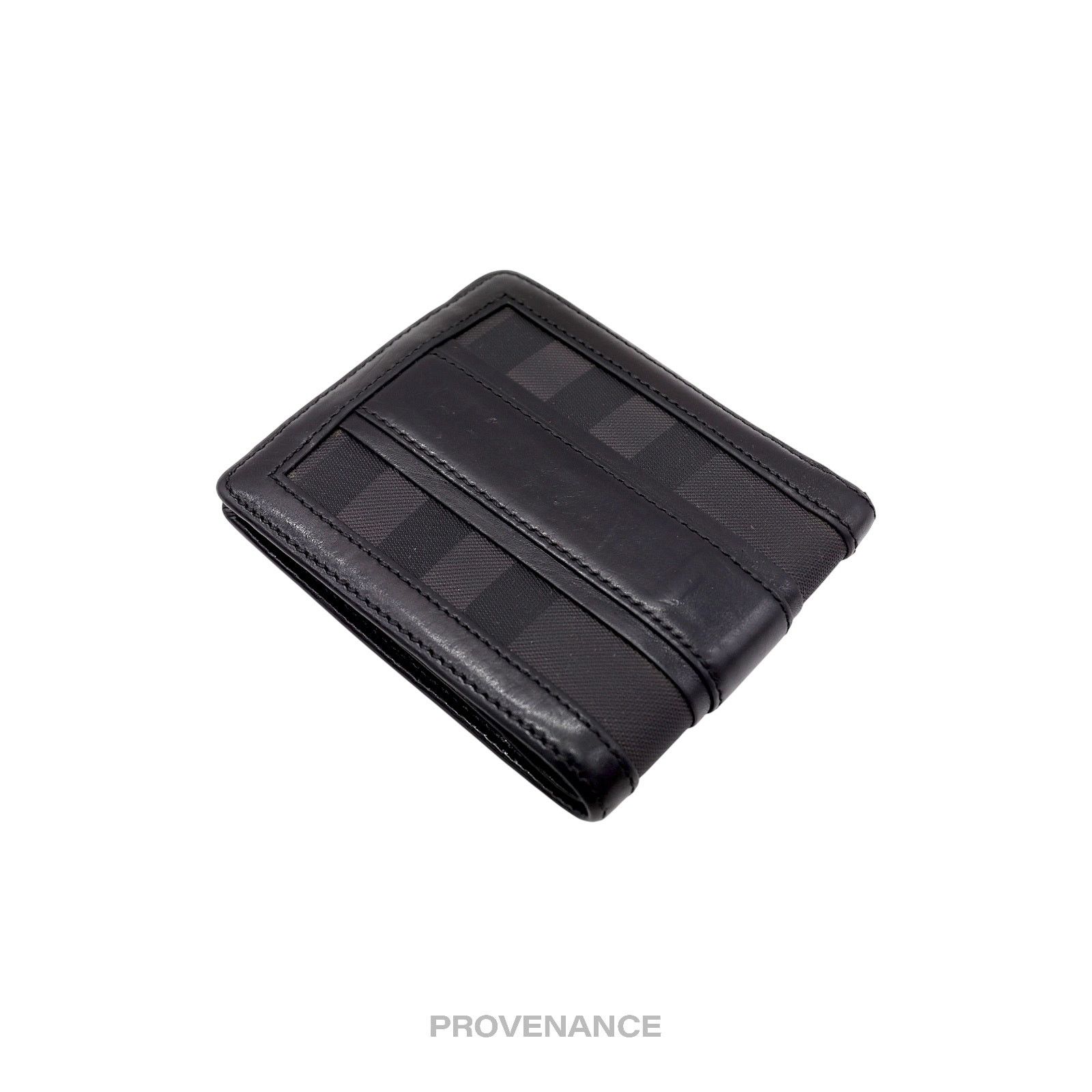 Burberry 🔴 Burberry Bifold Wallet - London Check Black Charcoal Size ONE SIZE - 3 Thumbnail