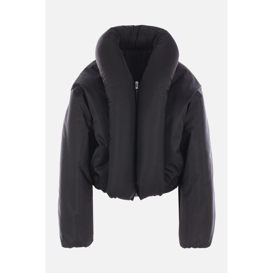 Alaia ALAÏA Black Taffeta Padded Bomber Jacket New & Authentic (Wo Size XS / US 0-2 / IT 36-38 - 1 Thumbnail