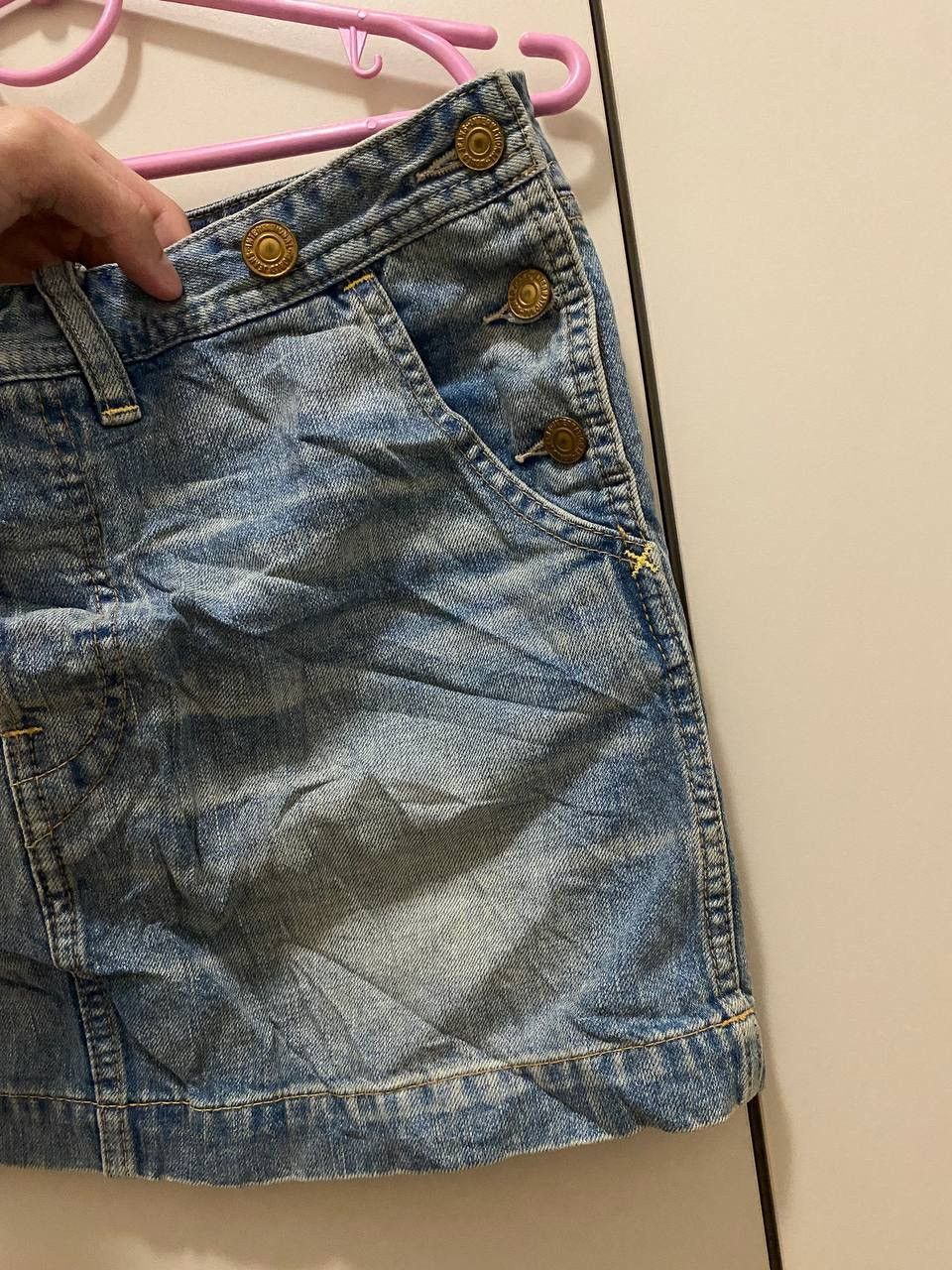 Japanese Brand × Vintage RNA ALTERNATIVE WOMEN JEANS SKIRT Size 26" / US 2 / IT 38 - 3 Thumbnail