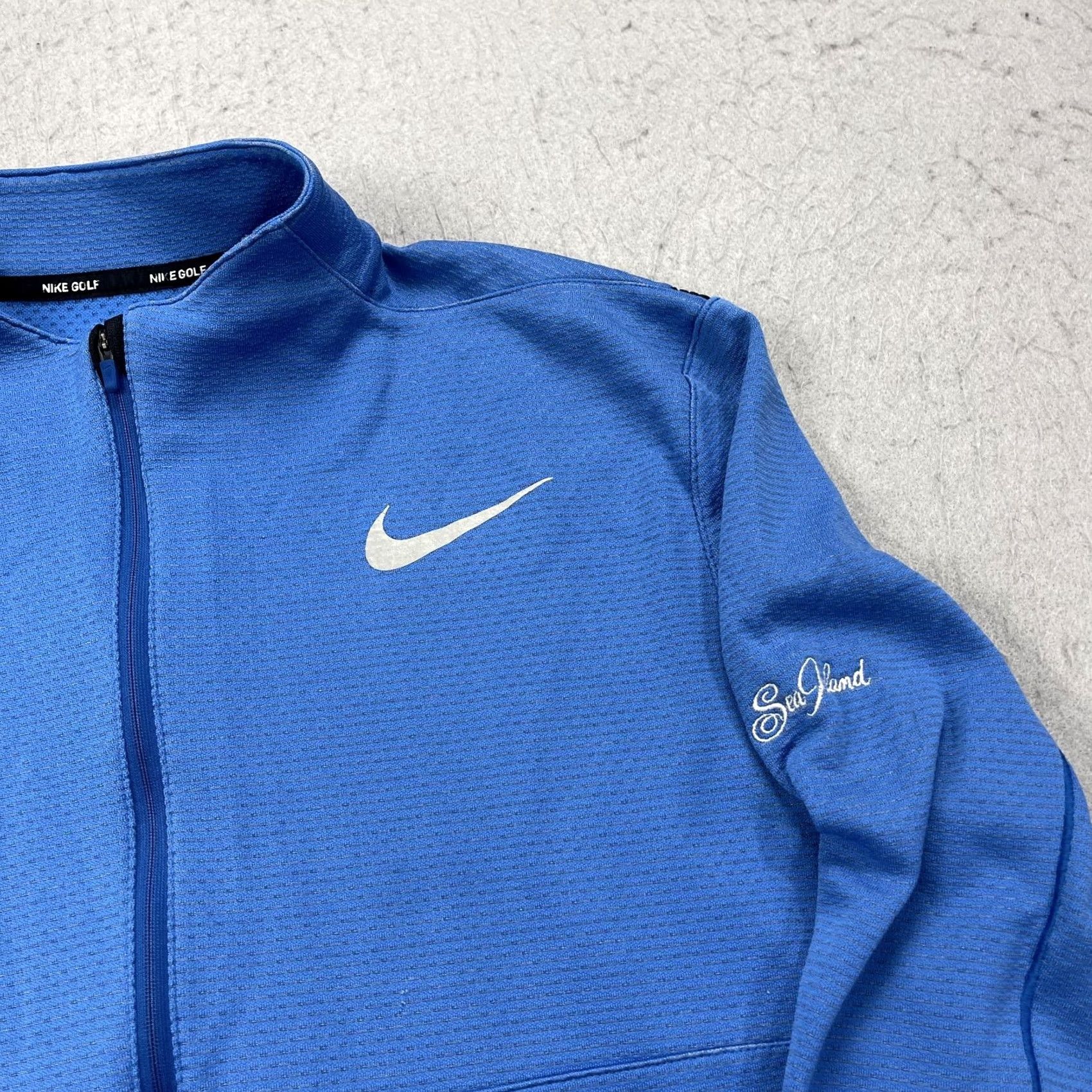 Nike Nike Golf Jacket Mens L Blue Aeroreact 1/4 Zip Pullover Nike Dri-Fit Sports Weatherwear Size US L / EU 52-54 / 3 - 3 Thumbnail