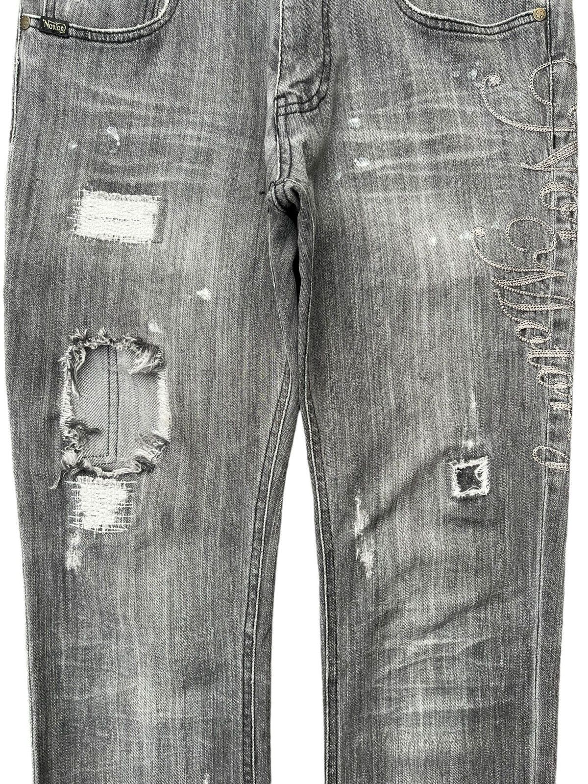 Indian Motorcycle × Norton Vintage Y2K Made in Usa Norton Motorcycle Distressed Jeans Size US 31 - 4 Thumbnail