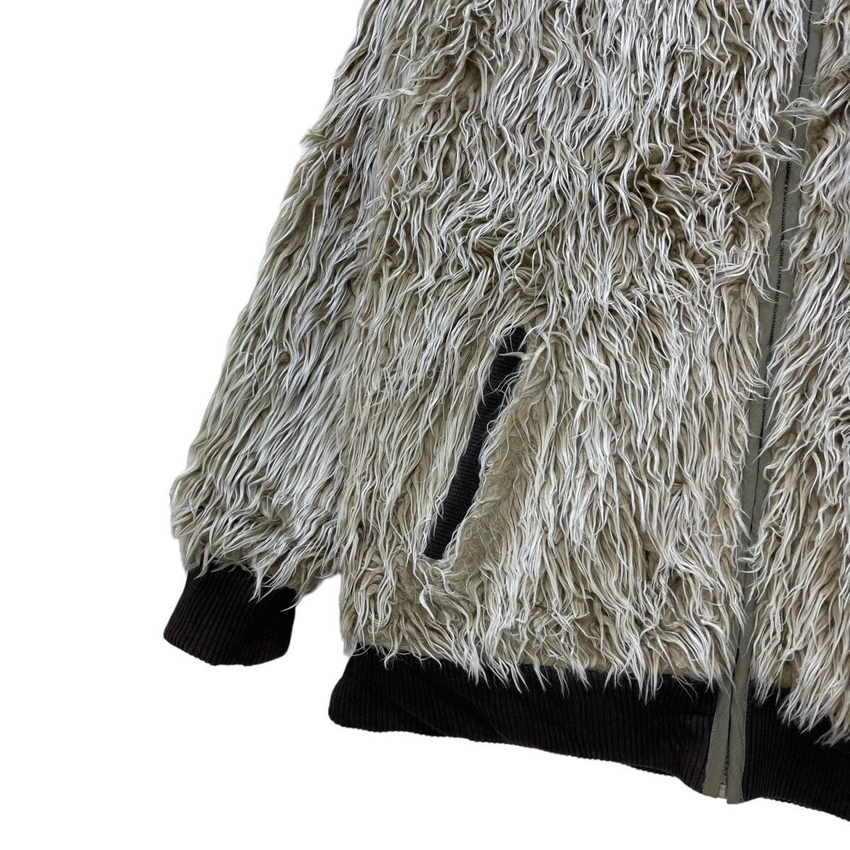 💥Japanese Brand Gym Master Reversible Faux Fur Jacket