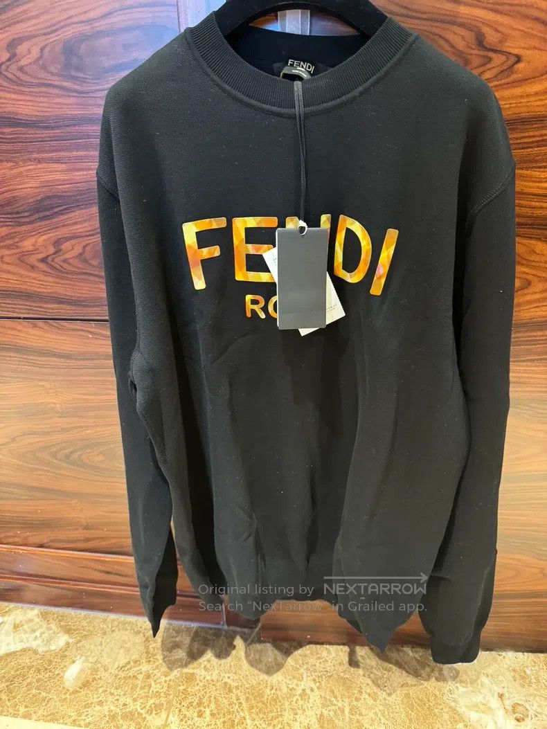Fendi Fendi Classic Unisex Logo Sweatshirt, Colorful Brand Logo Size US L / EU 52-54 / 3 - 1 Thumbnail