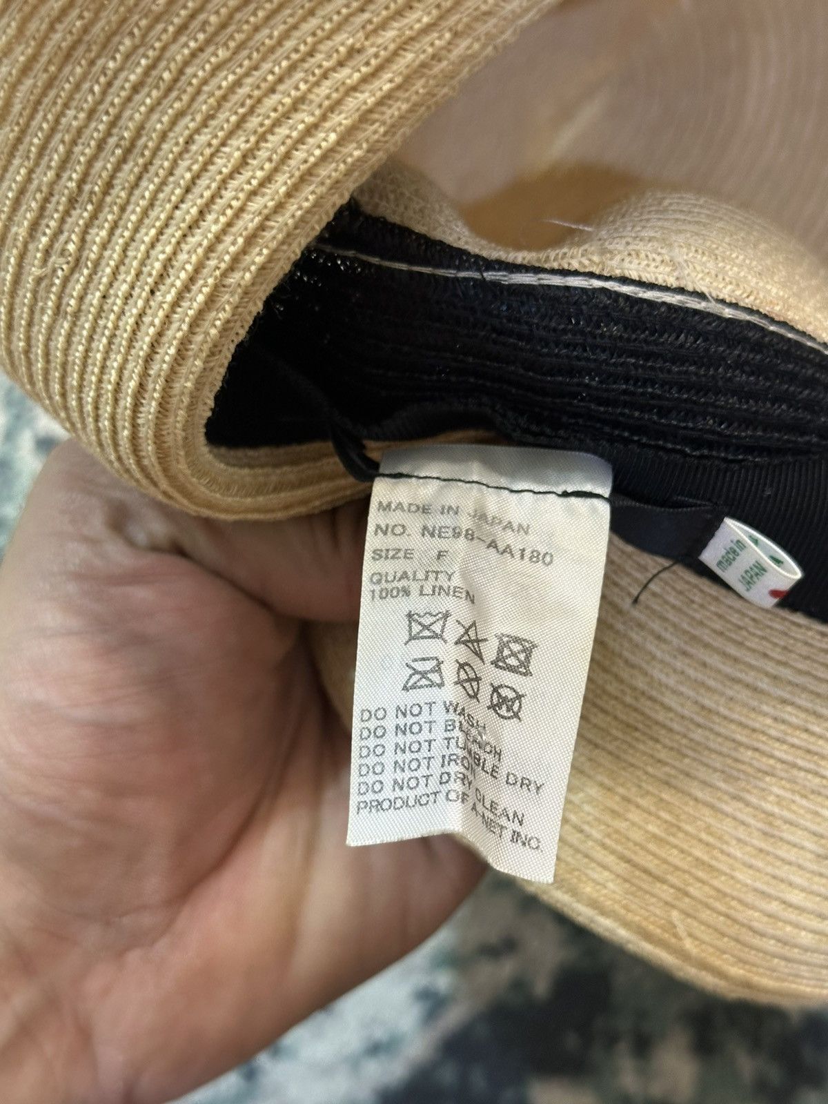 Ne-Net Ne-net Issey Miyake Fedora Straw Bucket Hats Size ONE SIZE - 10 Thumbnail