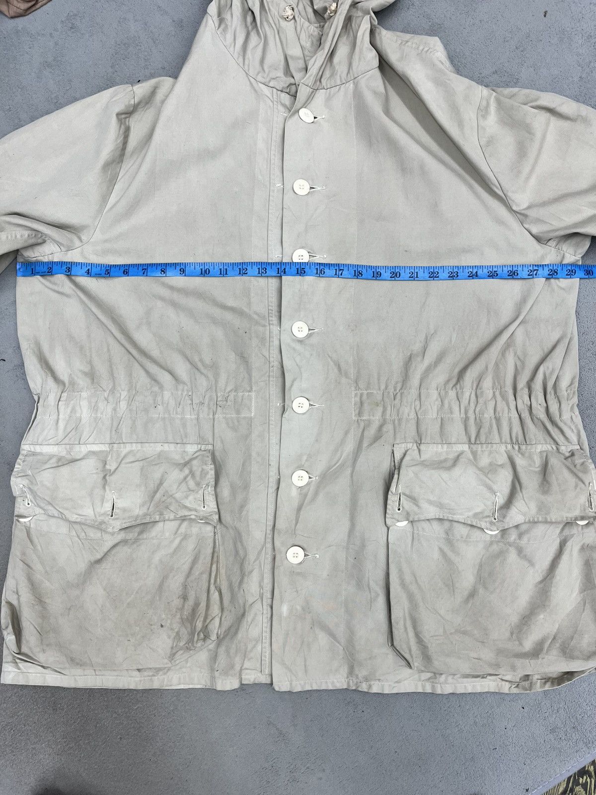 Vintage C-50 70'S SWEDISH ARMY M-62 SNOW PARKA SMOCK Size US L / EU 52-54 / 3 - 14 Thumbnail