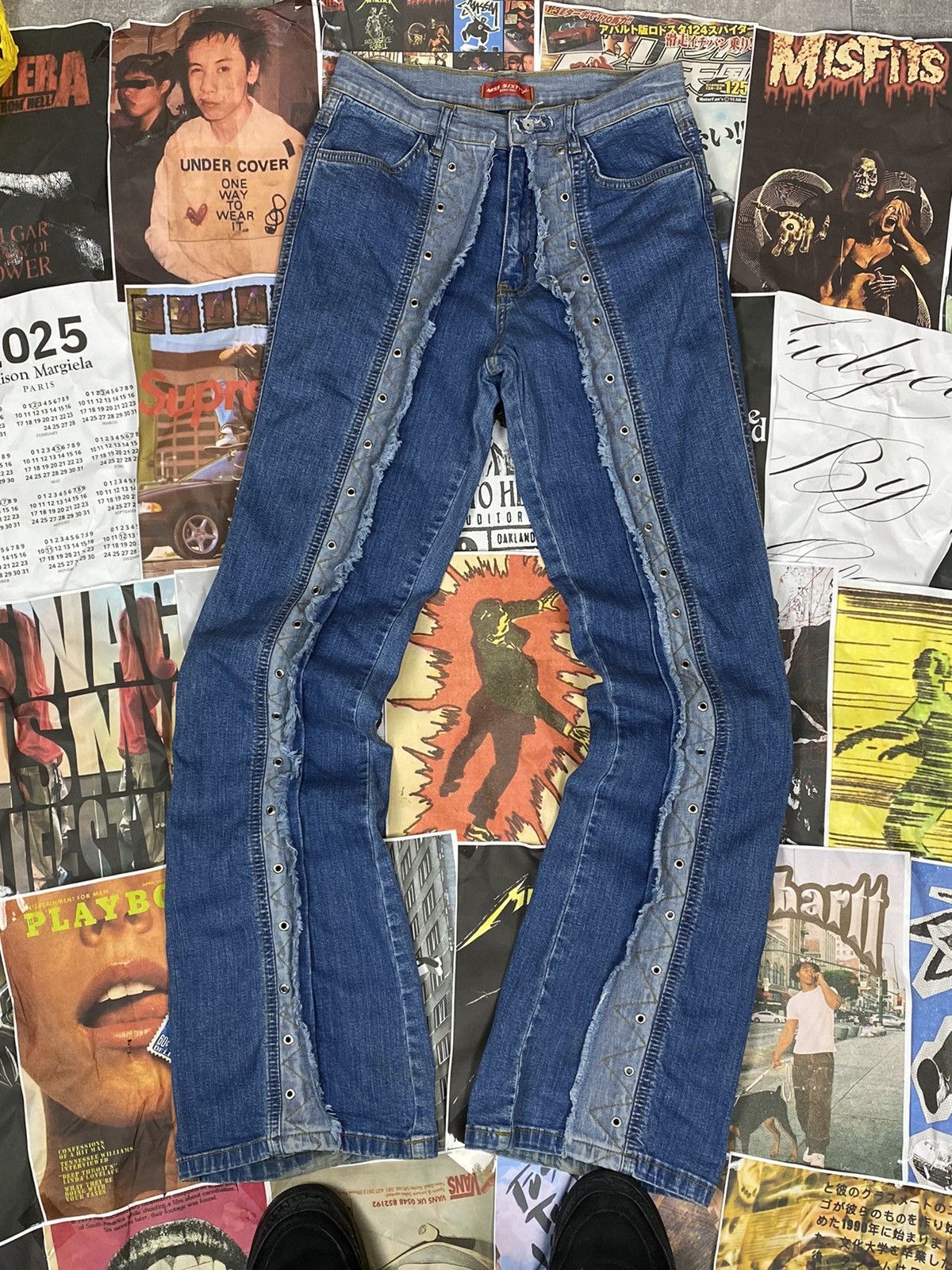 Miss Sixty Womans Miss Sixty Avant Garde Y2K Flared Jeans Size 29" - 1 Thumbnail
