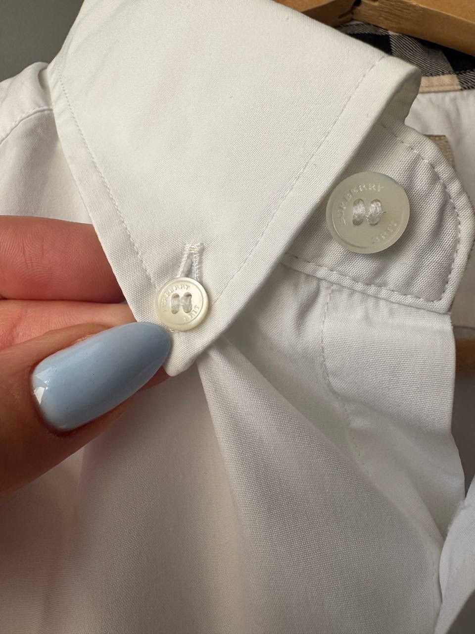 Burberry Burberry Brit White Pocket Short Shirt Size US M / EU 48-50 / 2 - 4 Thumbnail