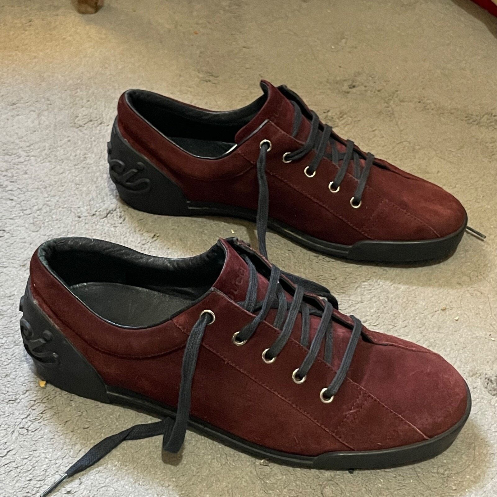 Gucci Gucci Sneakers Low-Top Trainers logo shoes suede leather Size US 7.5 / EU 40-41 - 6 Thumbnail