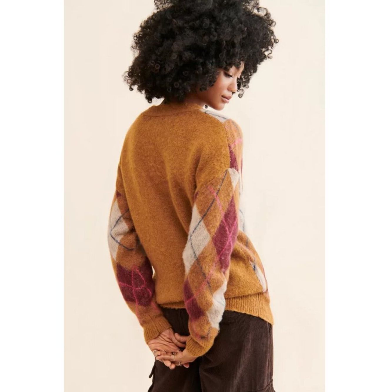 Sam Edelman NWT New $99 Steve Madden Lexie Plaid Wool Blend Cardigan Si Size S / US 4 / IT 40 - 2 Thumbnail