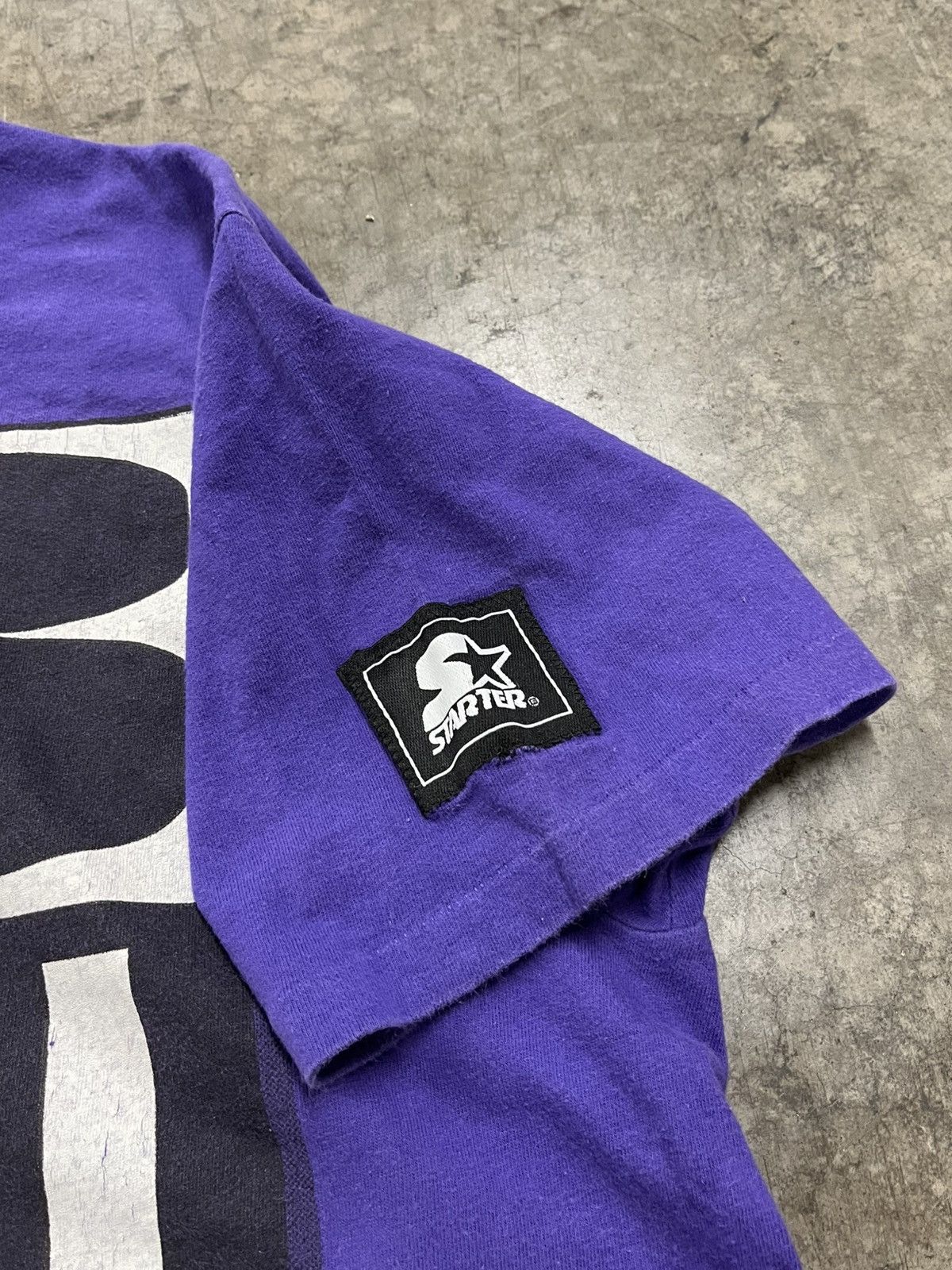 Vintage Vintage LA lakers 90s starter tee shirt rare hype streetwear Size US L / EU 52-54 / 3 - 5 Thumbnail
