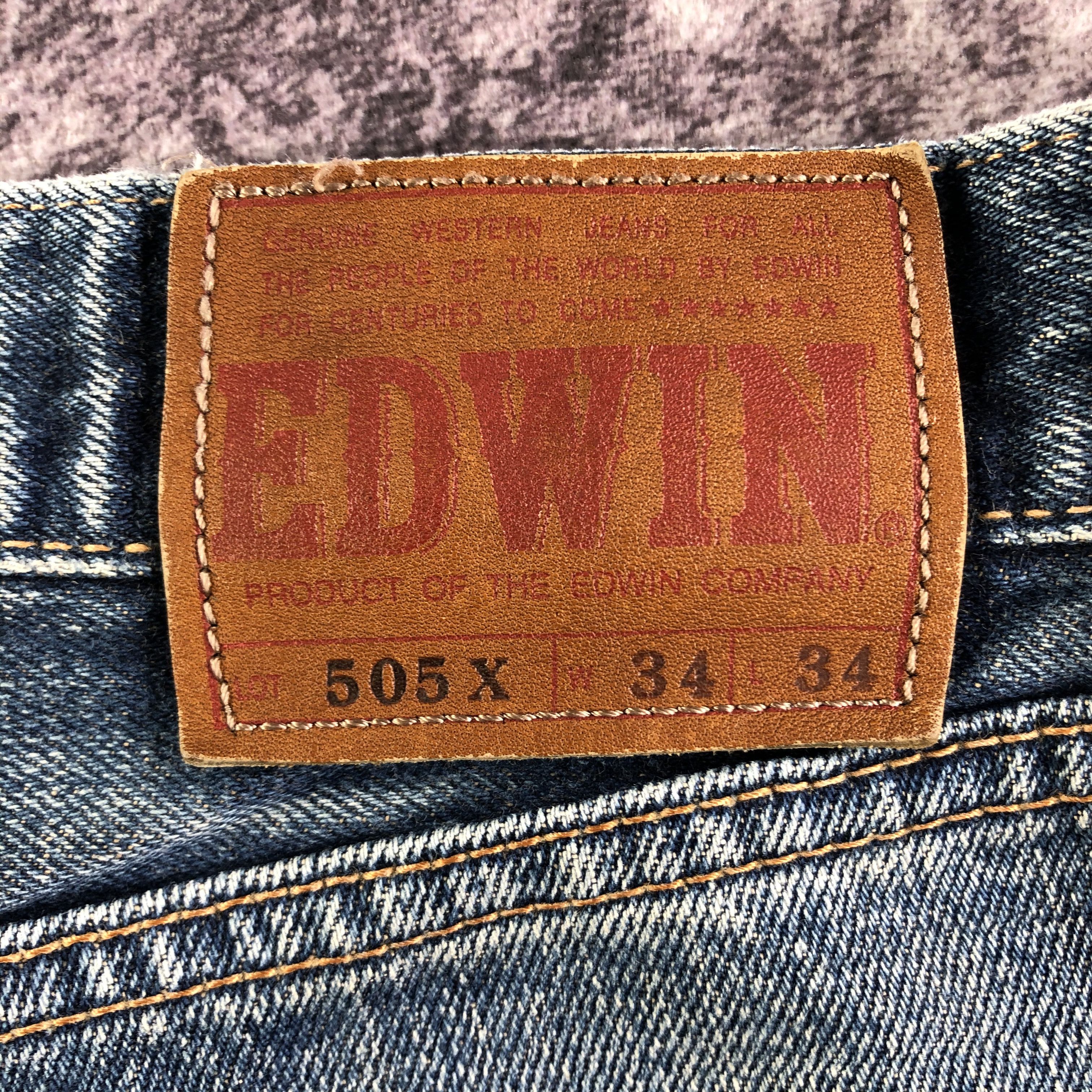 Edwin Vintage Edwin 505 Selvedge Jeans-JM3559 Size US 34 / EU 50 - 6 Thumbnail