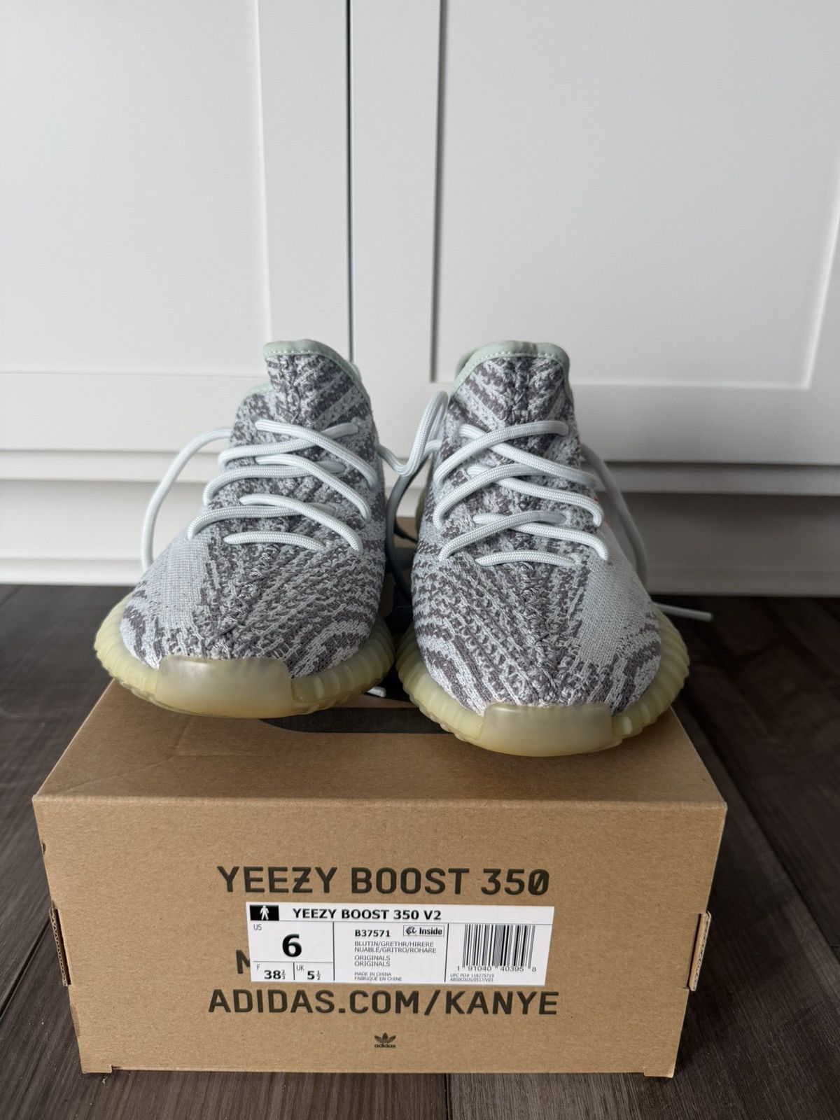 Adidas Yeezy Boost 350 Blue Tint Size 6 Size US 6 / IT 36 - 3 Thumbnail
