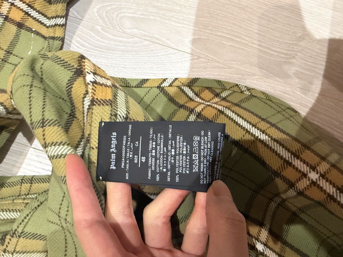 Palm Angels Green and yellow flannel Size US M / EU 48-50 / 2 - 3 Thumbnail