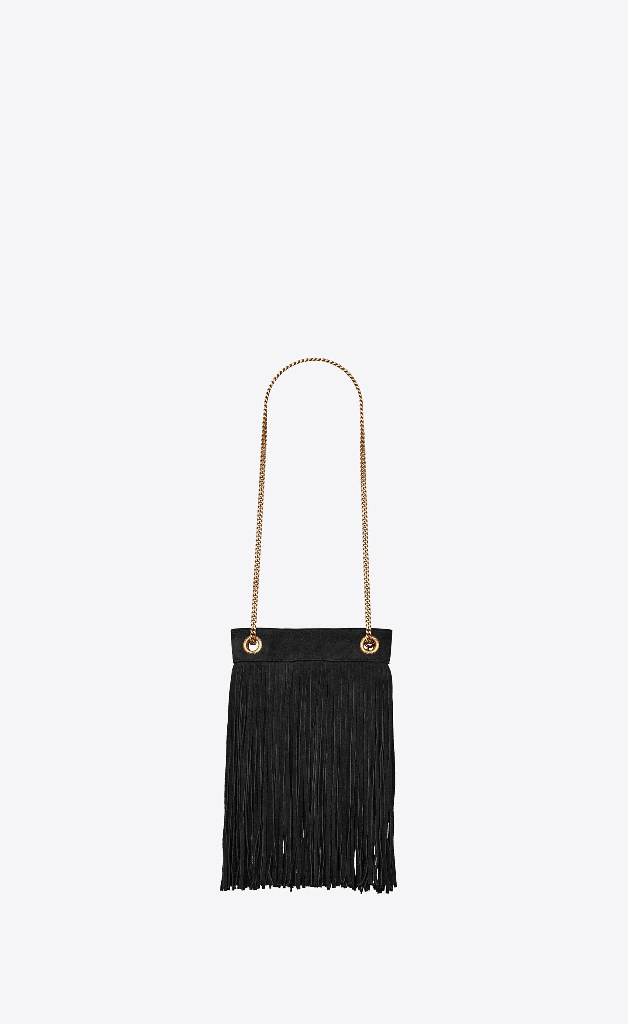 Saint Laurent Paris o1s1wg110125 633753 Size: OS / Grace Small Hobo Bag in Black Size ONE SIZE - 3 Thumbnail