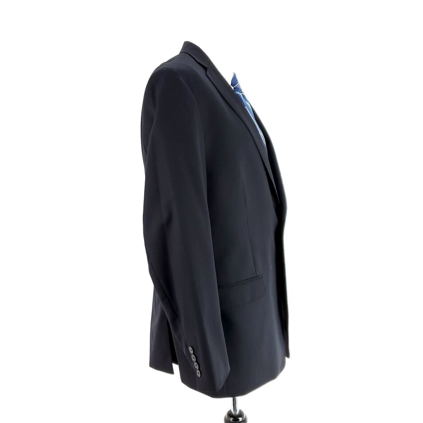 Calvin Klein Calvin Klein Wool 2 Button Blazer 42R Or Slim Fit 44R Gray H Size 42R - 6 Thumbnail