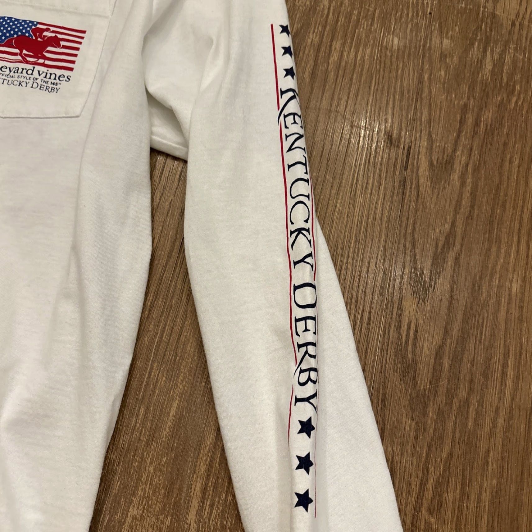 Vineyard Vines Vineyard Vines 145th Kentucky Derby Long Sleeve Shirt White M Mens Regular Size Medium Size US M / EU 48-50 / 2 - 6 Thumbnail