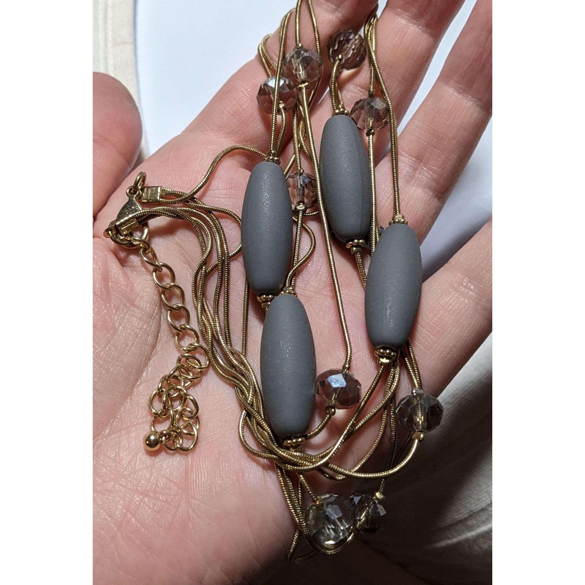 Other Elegant Silicone Gold Glam Beaded Neckalce Size ONE SIZE - 8 Thumbnail