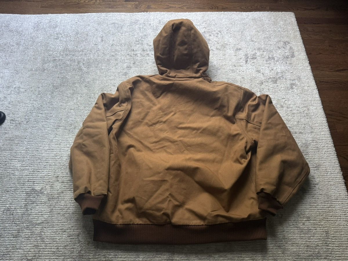 Carhartt Carhartt Tan Brown Hooded Jacket Detroit Active J140 BRN Size US XL / EU 56 / 4 - 6 Thumbnail