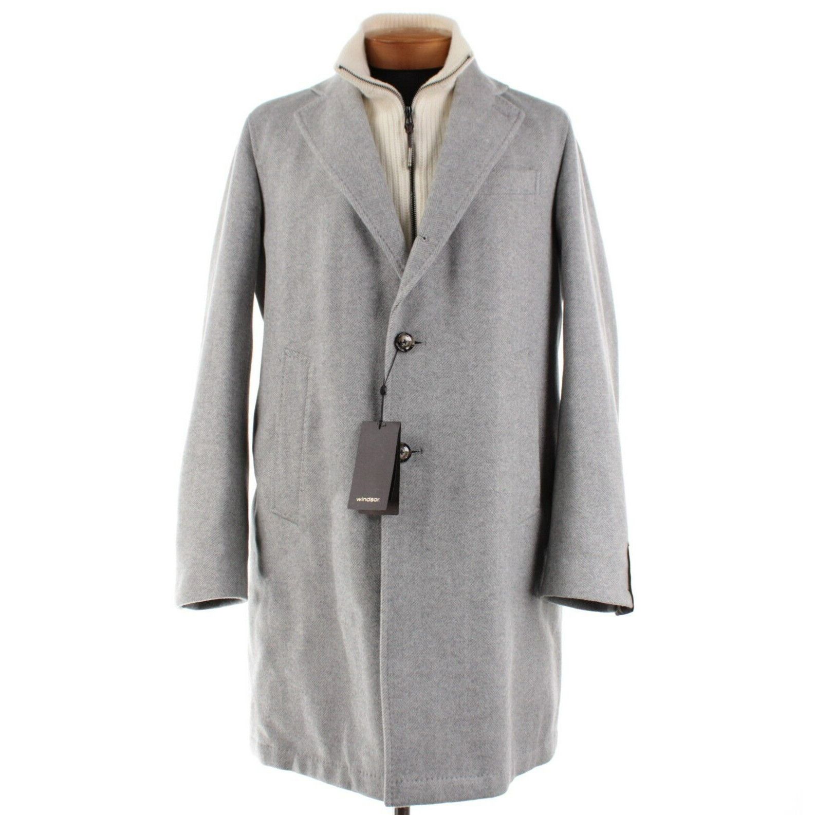 Other Windsor Coat Size L US In Gray Wool Blend Size US L / EU 52-54 / 3 - 1 Thumbnail