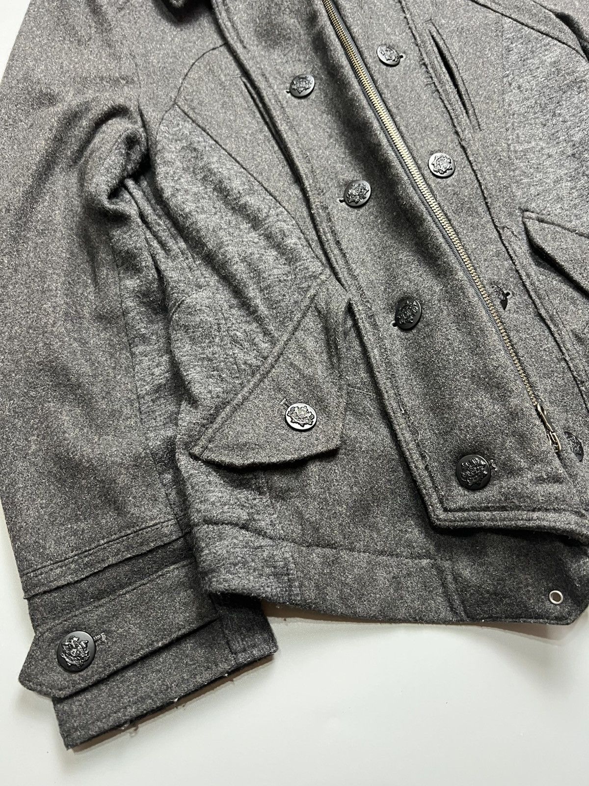 Japanese Brand × PPFM × Vintage Vintage 2000s PPFM Wool Coats With Hooded Size US M / EU 48-50 / 2 - 8 Thumbnail