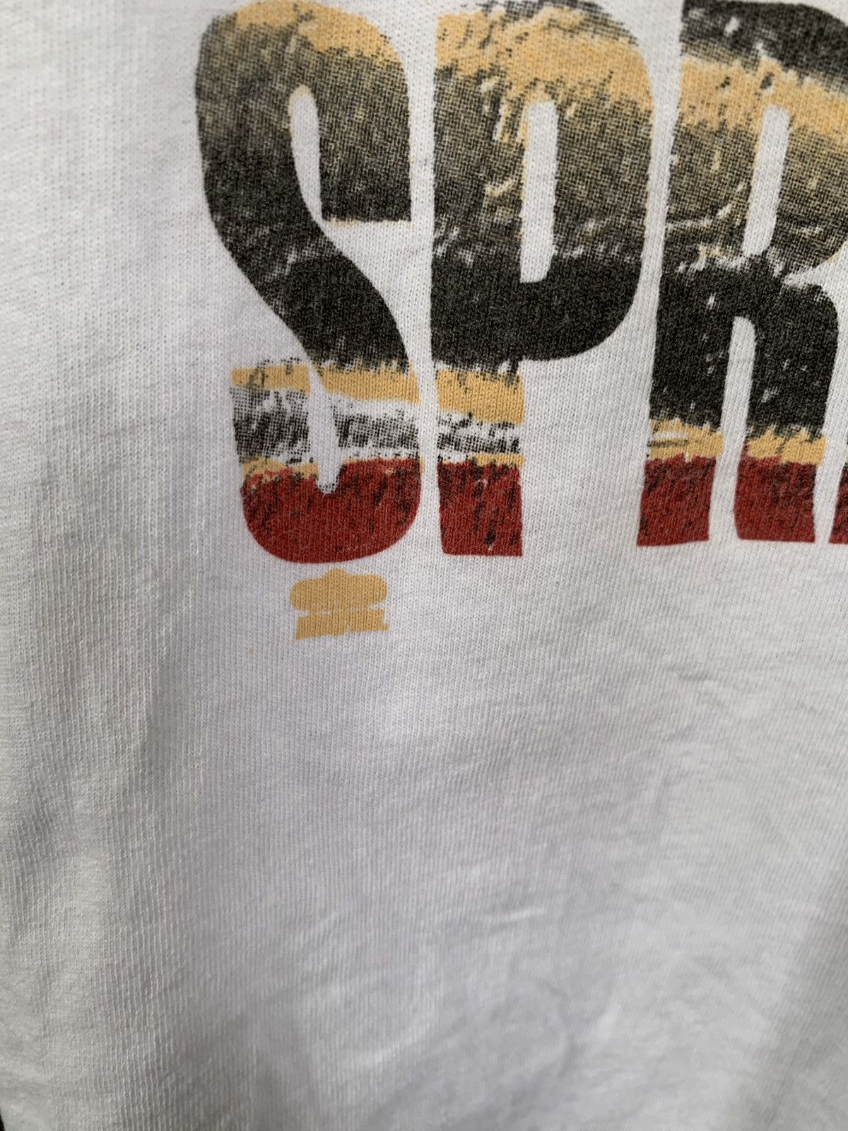 Vintage Vintage 90s Bruce Springsteen World Tour T shirt Size US XL / EU 56 / 4 - 3 Thumbnail