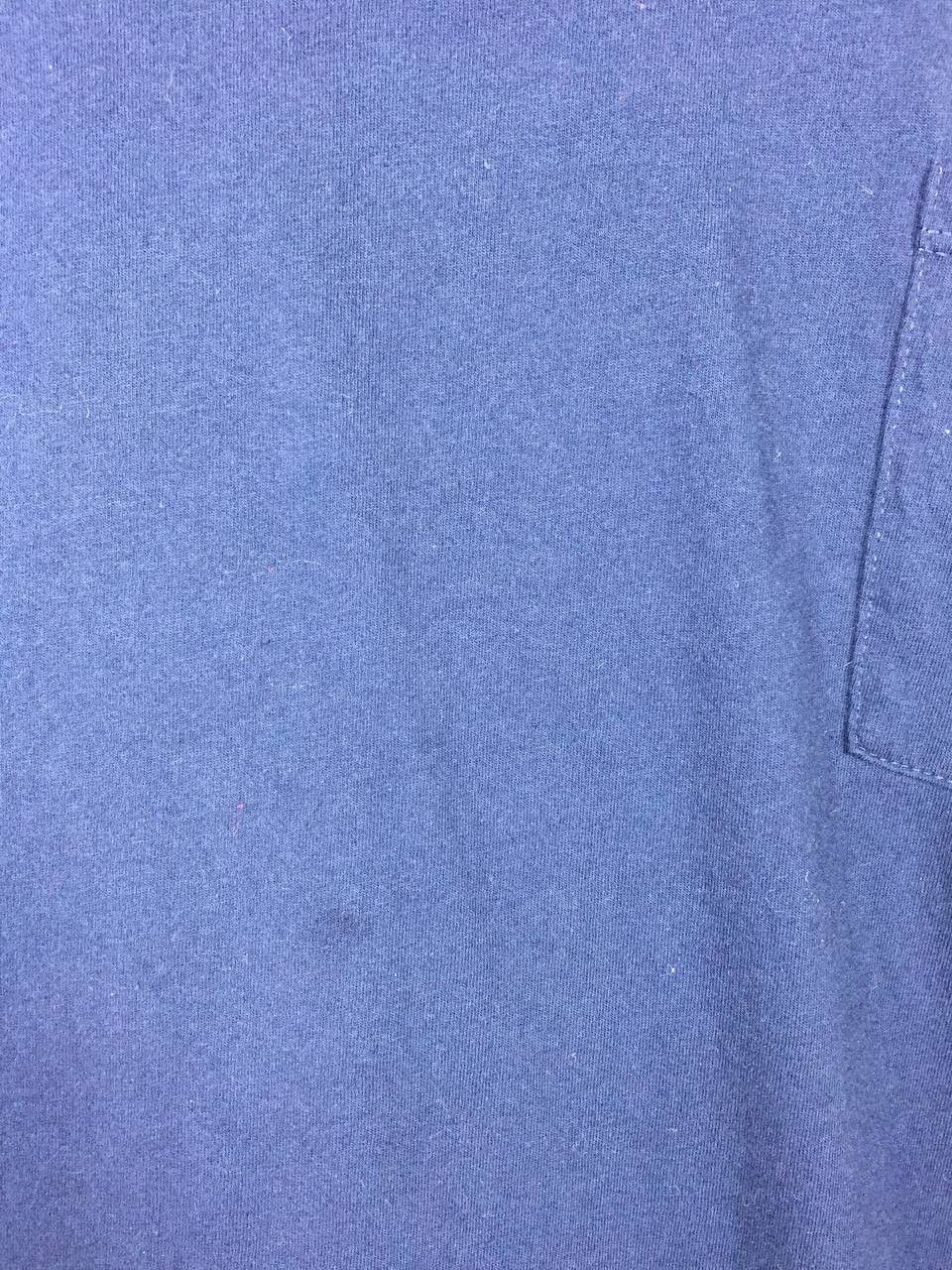 Fruit Of The Loom × Vintage Vtg FOTL Plain Blank Casual Essential Pocket Tee Size US XXL / EU 58 / 5 - 4 Thumbnail
