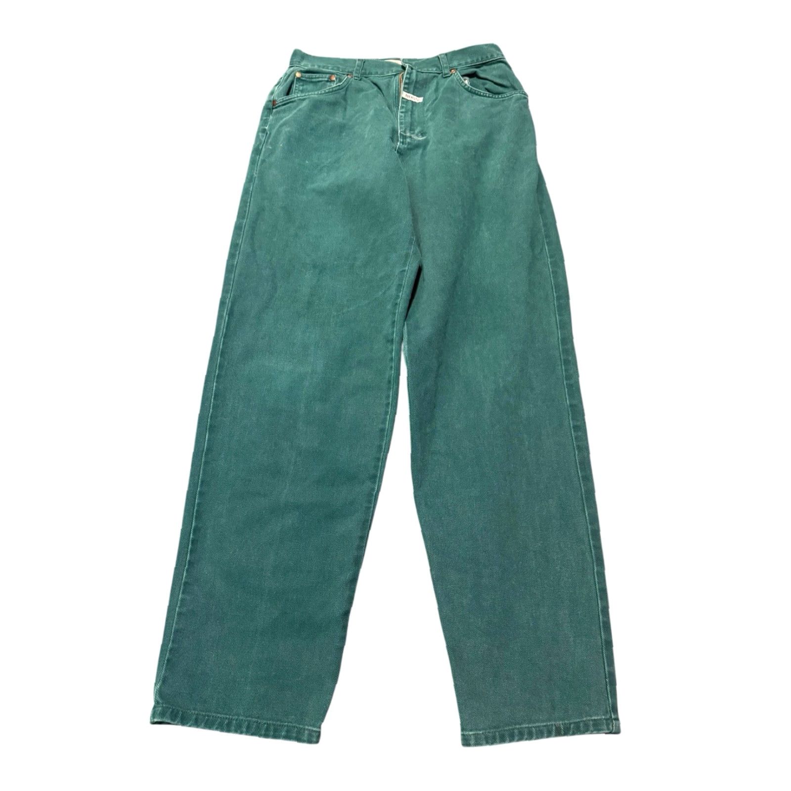 Hugo Boss VINTAGE Hugo Boss Men's Green 5 Pocket Denim Jeans Baggy Skater 34x32 Regular Size 42in Waist Size US 34 / EU 50 - 3 Thumbnail