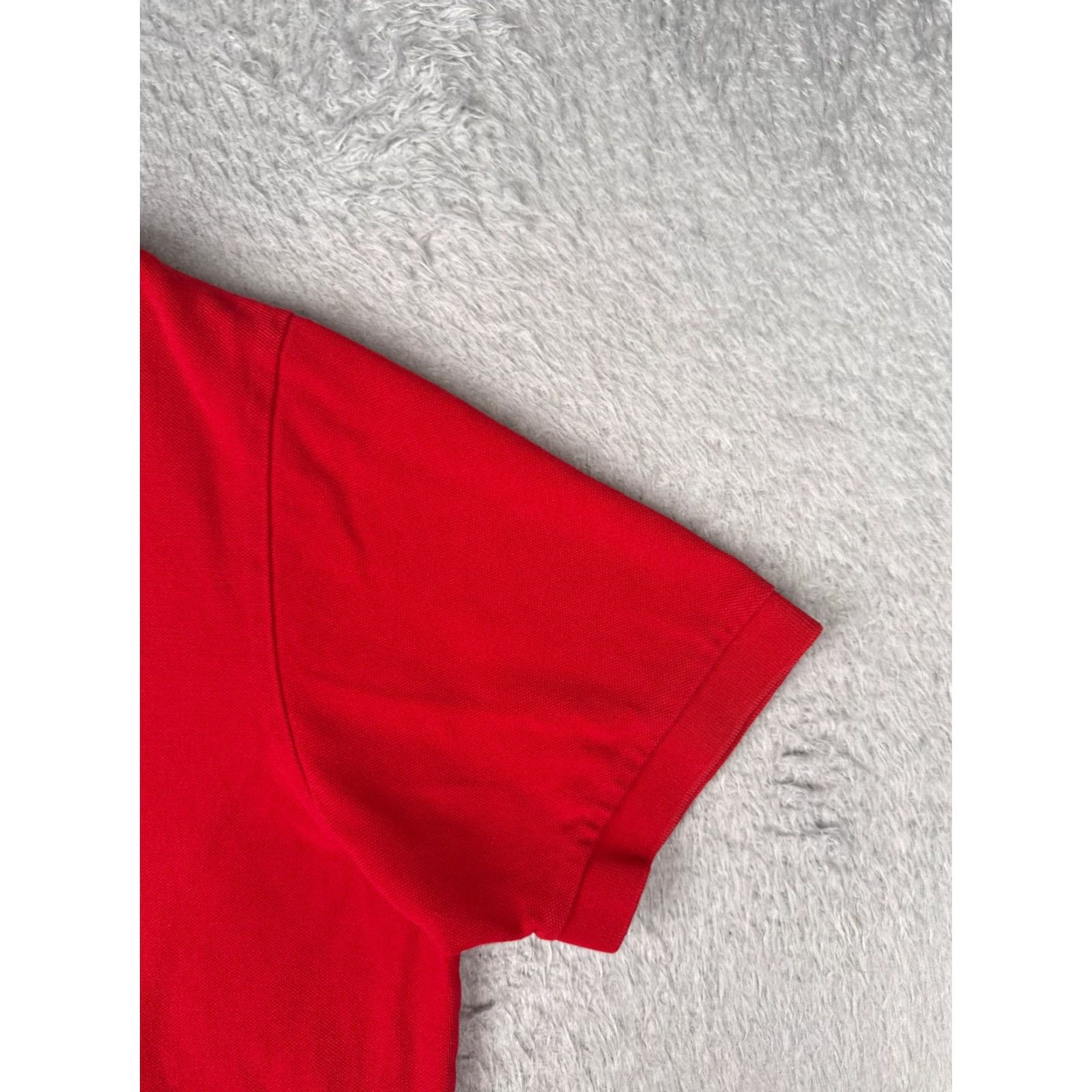 Ralph Lauren VINTAGE Ralph Lauren Polo Shirt Polo 2XL Red 100% Cotton Jersey Golf Mens Shirts Size US XXL / EU 58 / 5 - 2 Thumbnail