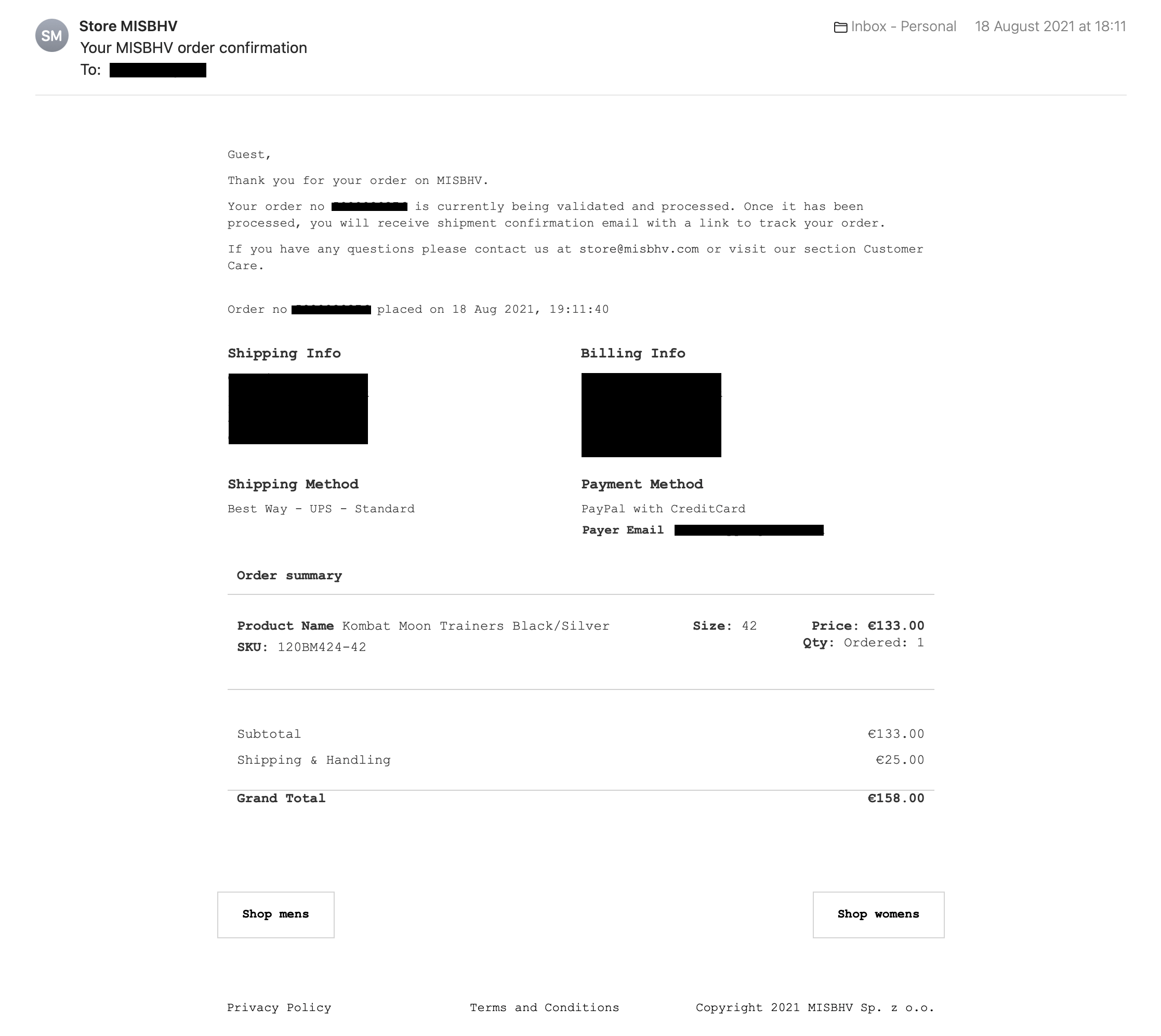 Misbhv Kombat Moon Trainers Size US 9 / EU 42 - 9 Thumbnail