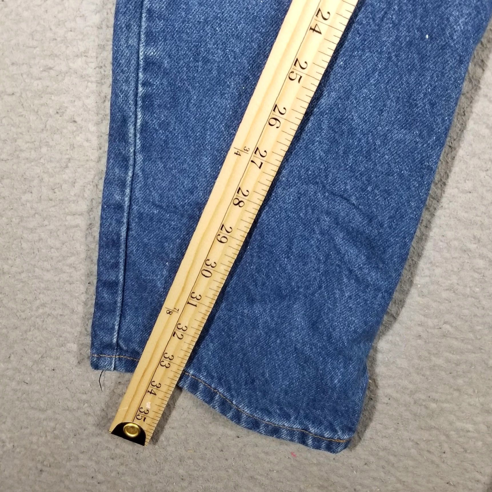 Vintage VINTAGE Heartland Jeans Mom Womens 31x34 Blue High Rise Tapered 5-Pocket Denim Cotton Size 24" / US 00 / IT 34 - 7 Thumbnail