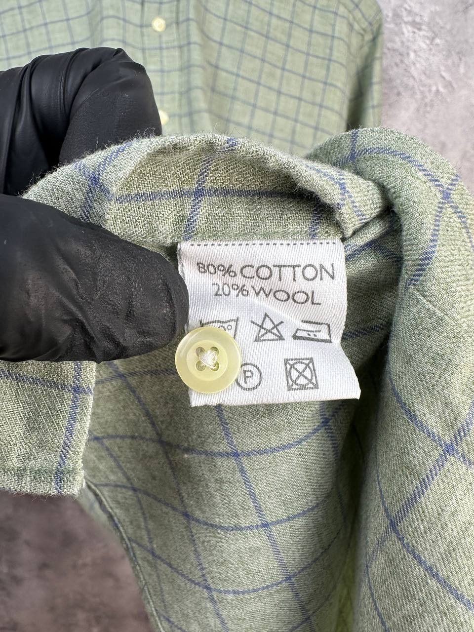 Other James Meade Cotton/Wool Blend Twill Check Button Up Shirt Size US M / EU 48-50 / 2 - 11 Thumbnail