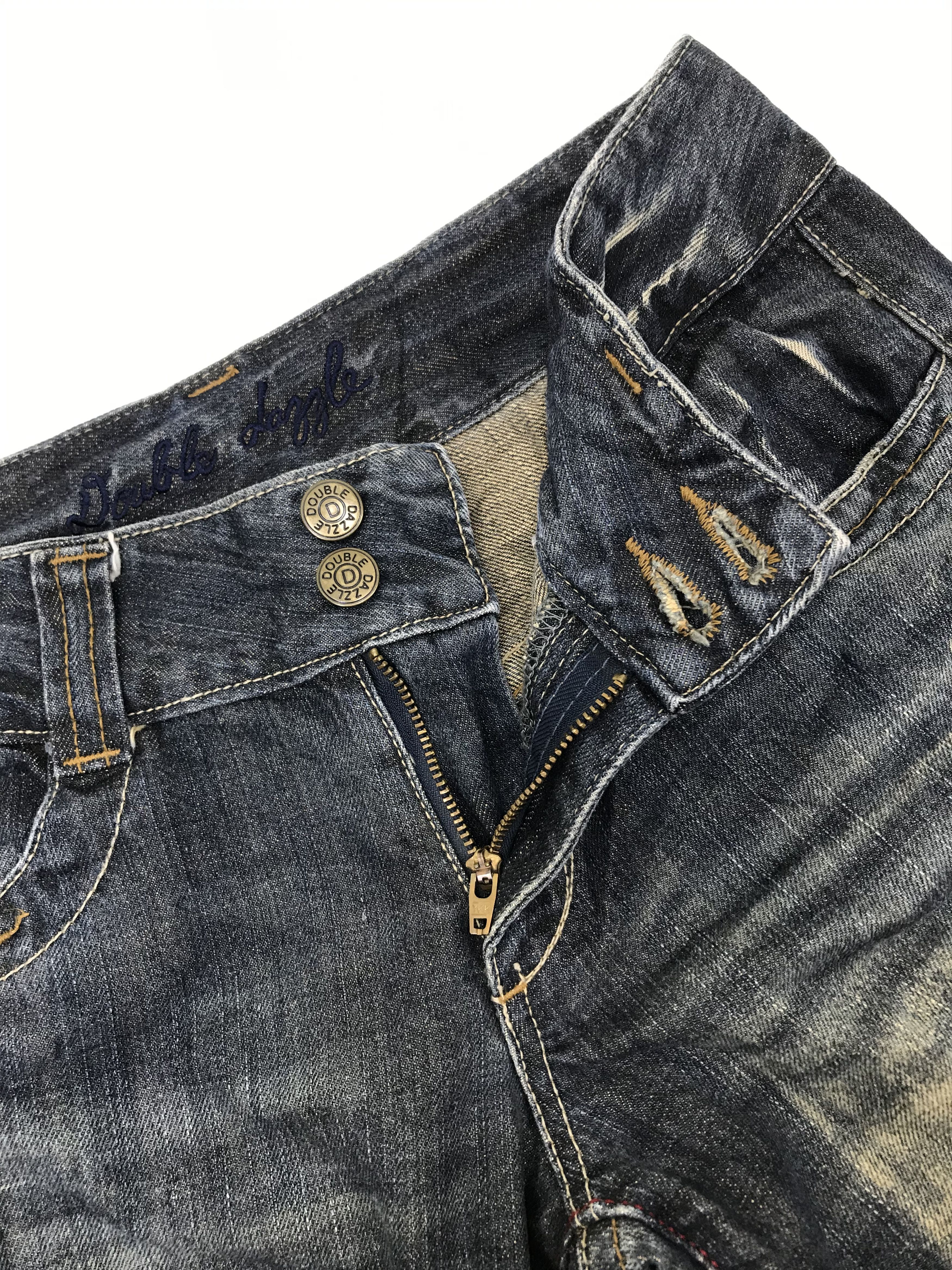Japanese Brand Japanese Double Dazzle Multipocket Rusty Cargo Flare Jeans Size 30" / US 8 / IT 44 - 12 Thumbnail