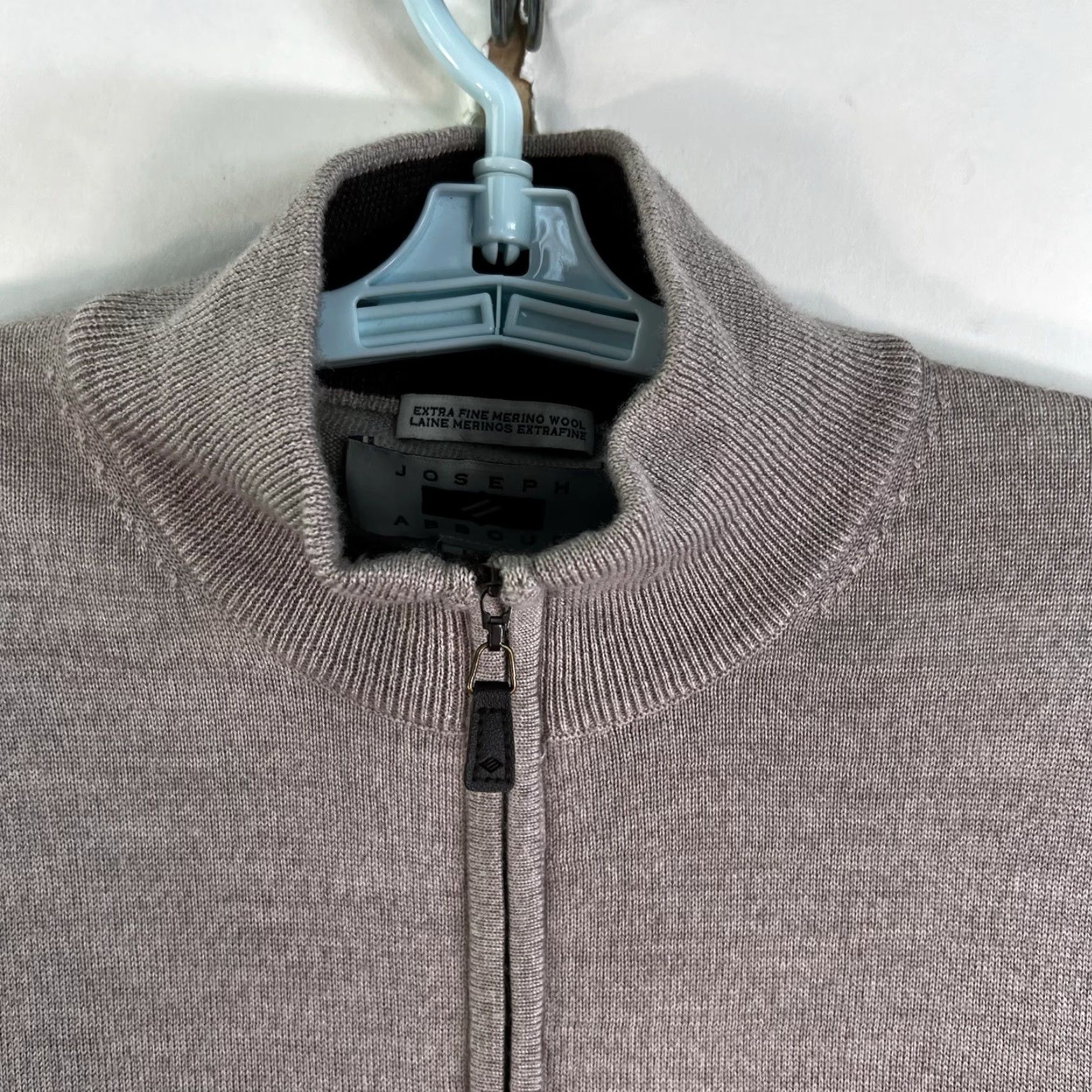 Joseph Abboud VINTAGE Joseph Abboud Men's Sweater 1/4 Zip Wool Pullover Size L Beige Classic Casual Size US L / EU 52-54 / 3 - 3 Thumbnail