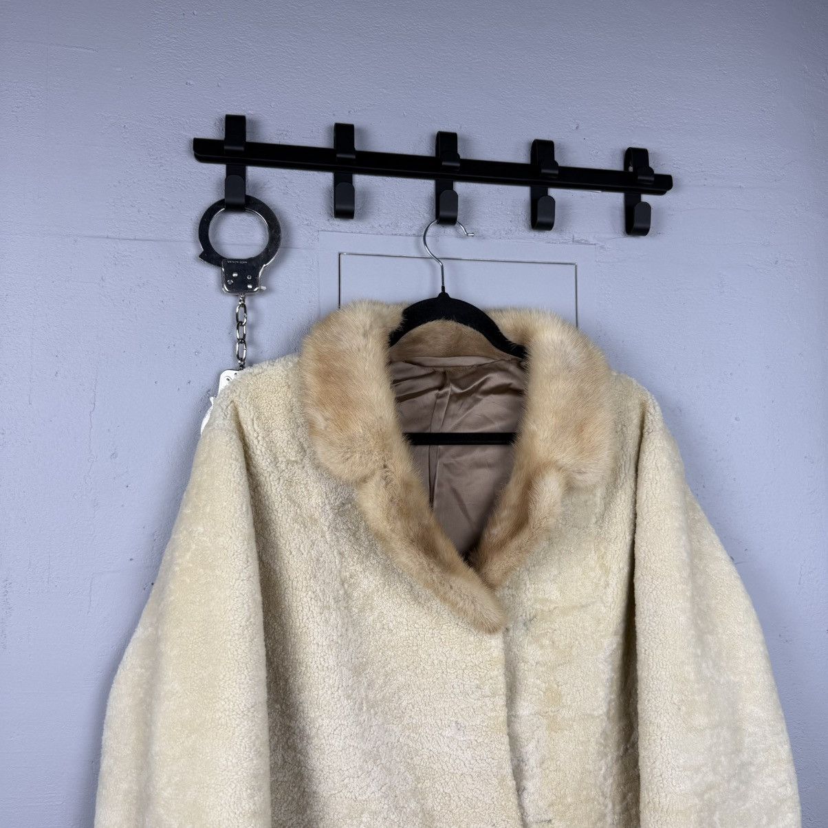 Vintage Vintage Keska Coat Avant Garde Real Fur Faux Size L / US 10 / IT 46 - 3 Thumbnail