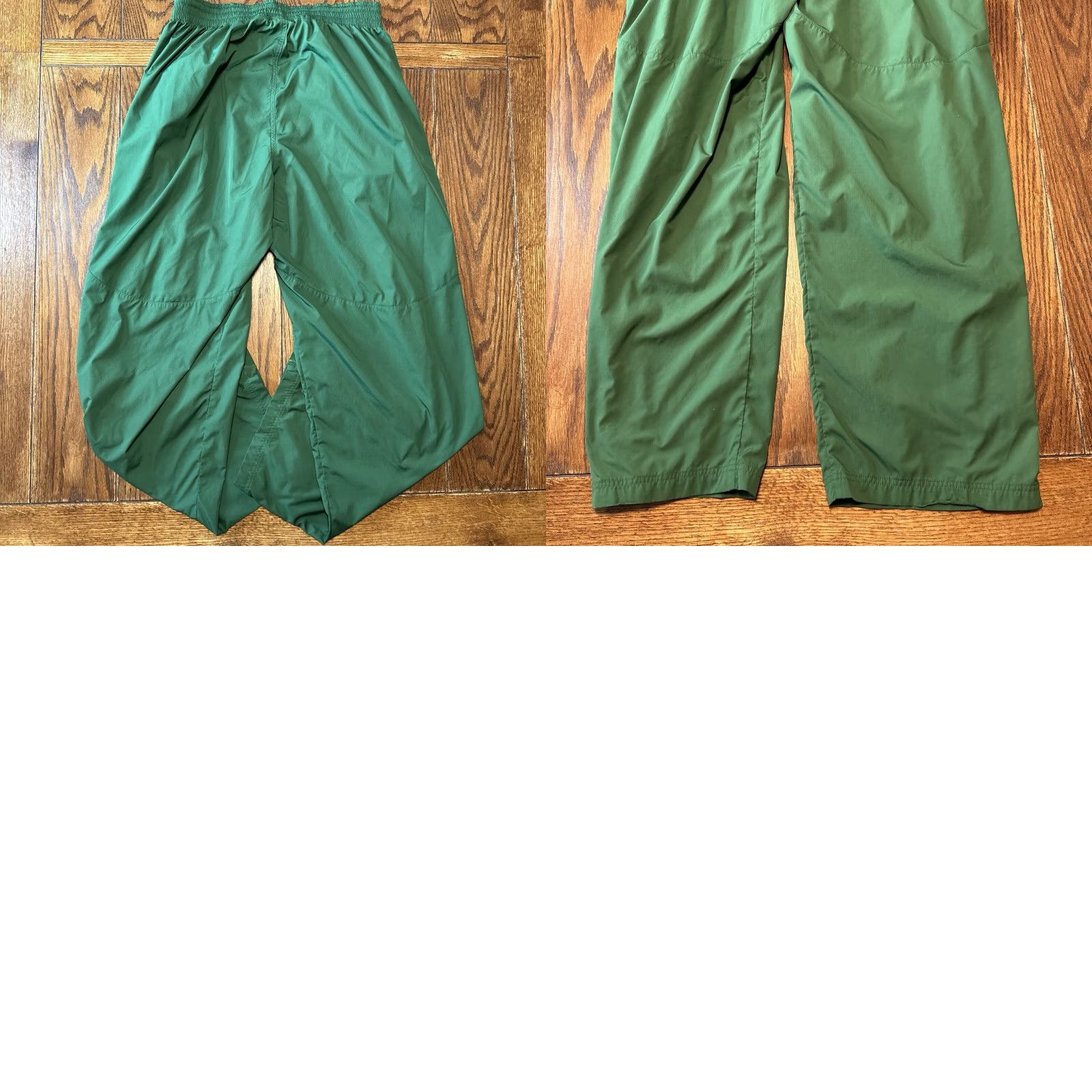 Nike VINTAGE Nike Team Blackhawk Cougars Track Suit Green Football Baggy Ankle Zip 90’s XL Mens Size 36R - 10 Thumbnail