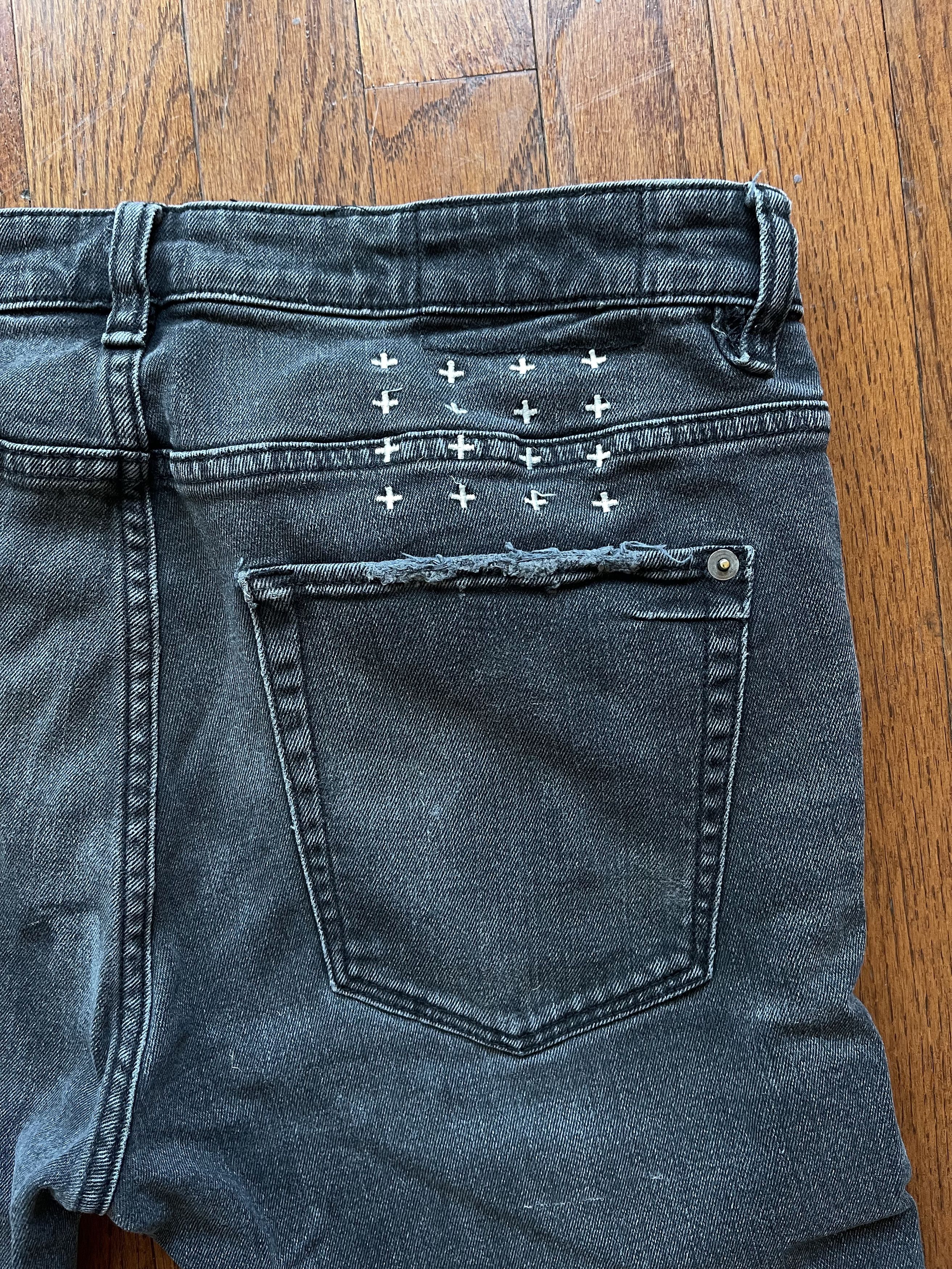 Ksubi van winkle black grime slim denim Size US 32 / EU 48 - 3 Thumbnail