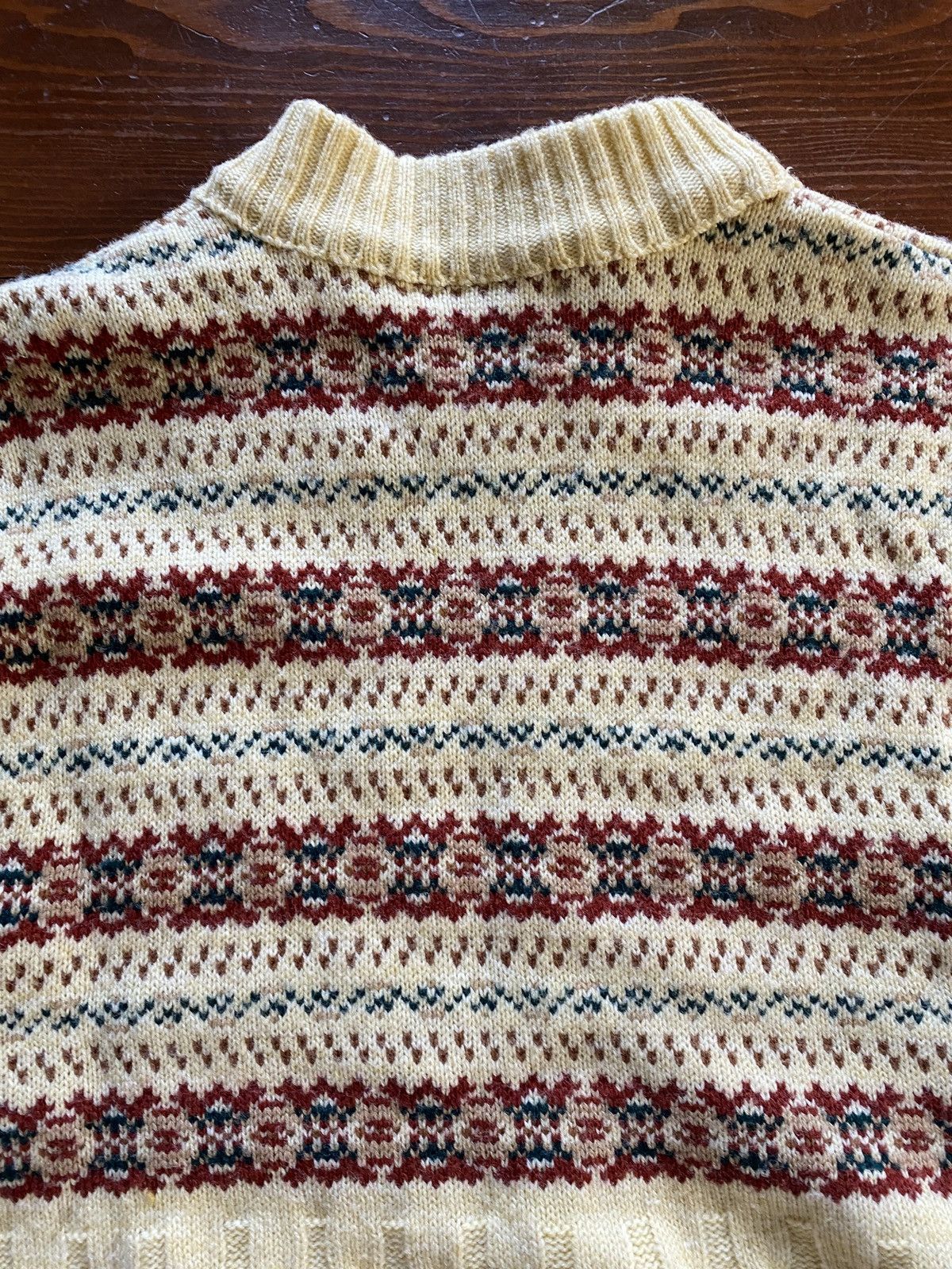 Vintage Vintage 60’s Lord Jeff Textile Pattern Cable Knit Sweater Size US XL / EU 56 / 4 - 11 Thumbnail