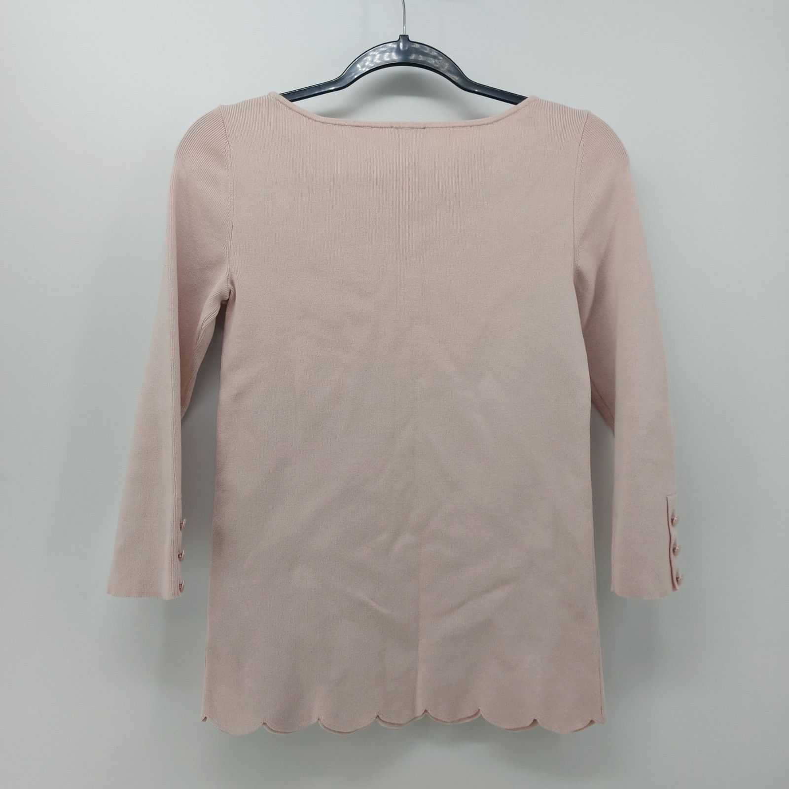 Other Talbots Pink Sweater Pullover Scalloped Shirt Top Pink Sz XS Size XS / US 0-2 / IT 36-38 - 17 Thumbnail