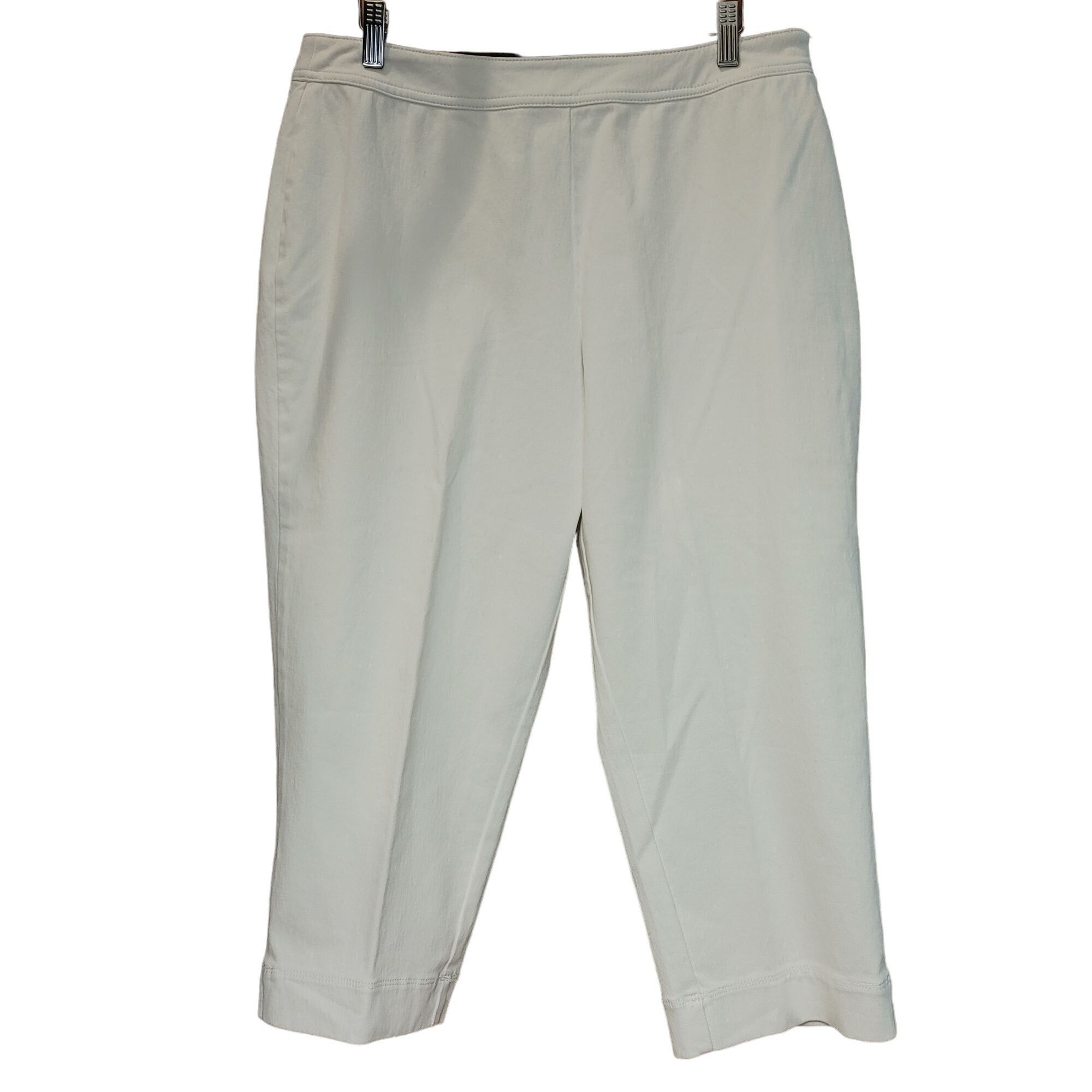 Coldwater Creek Coldwater Creek | Natural Fit Women's White Soft Capri's 14 Size 36" / US 14 / IT 50 - 1 Thumbnail