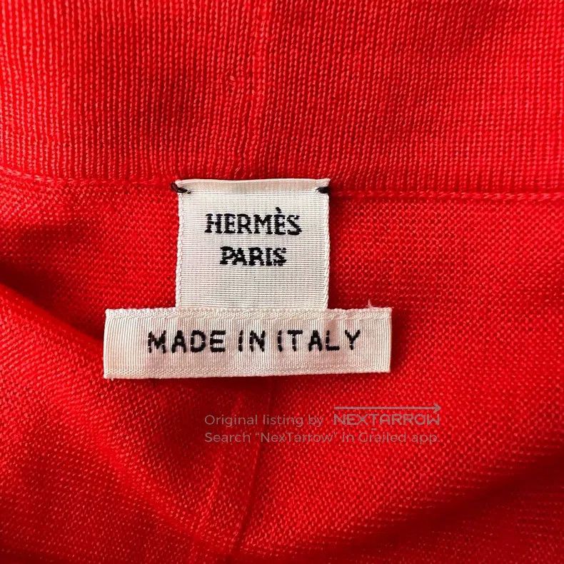 Hermes Hermes Long Reins Silk Knit Knit Open Front Jacket Size XS / US 0-2 / IT 36-38 - 5 Thumbnail