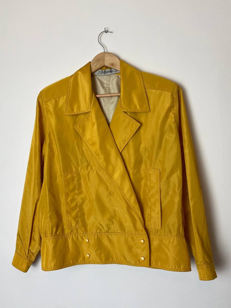 Jean-Louis Scherrer Vintage J-L Scherrer Paris Nylon Cropped Jacket Size M / US 6-8 / IT 42-44 - 3 Thumbnail
