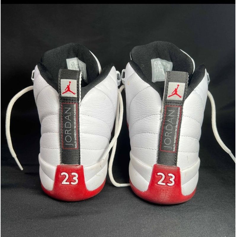 Jordan Brand × Nike Size 6.5 Nike Air Jordan 12 Retro GS Cherry 2023 Men's Shoes Size US 6.5 / EU 39-40 - 5 Thumbnail
