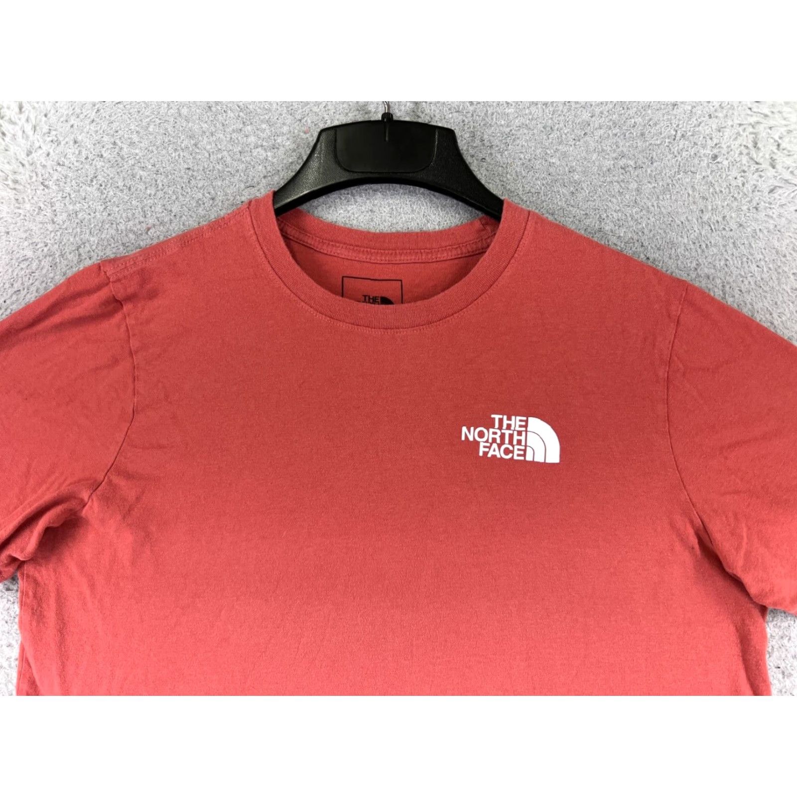 The North Face The North Face Shirt Women L Coral Short Sleeve Crew Neck 100% Cotton Hike Size L / US 10 / IT 46 - 4 Thumbnail