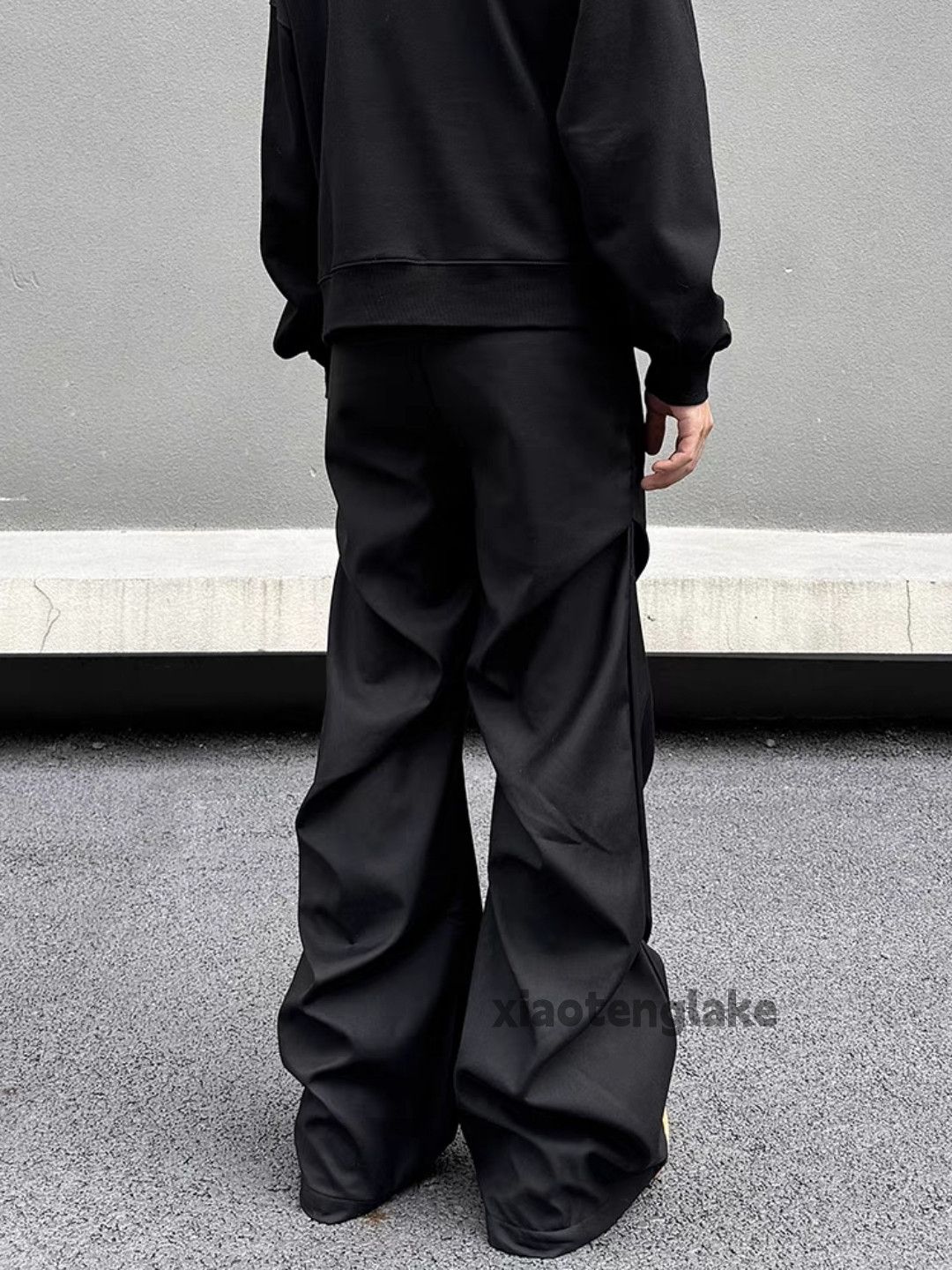 Designer × Japanese Brand × Vintage utility skate punk flared bootcut pleated baggy pants Size US 30 / EU 46 - 5 Thumbnail