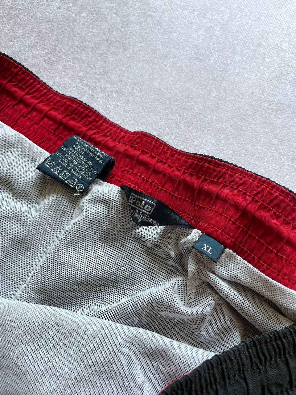 Polo Ralph Lauren × Vintage Vintage Polo Ralph Lauren Black Nylon Shorts XL Size US 36 / EU 52 - 5 Thumbnail