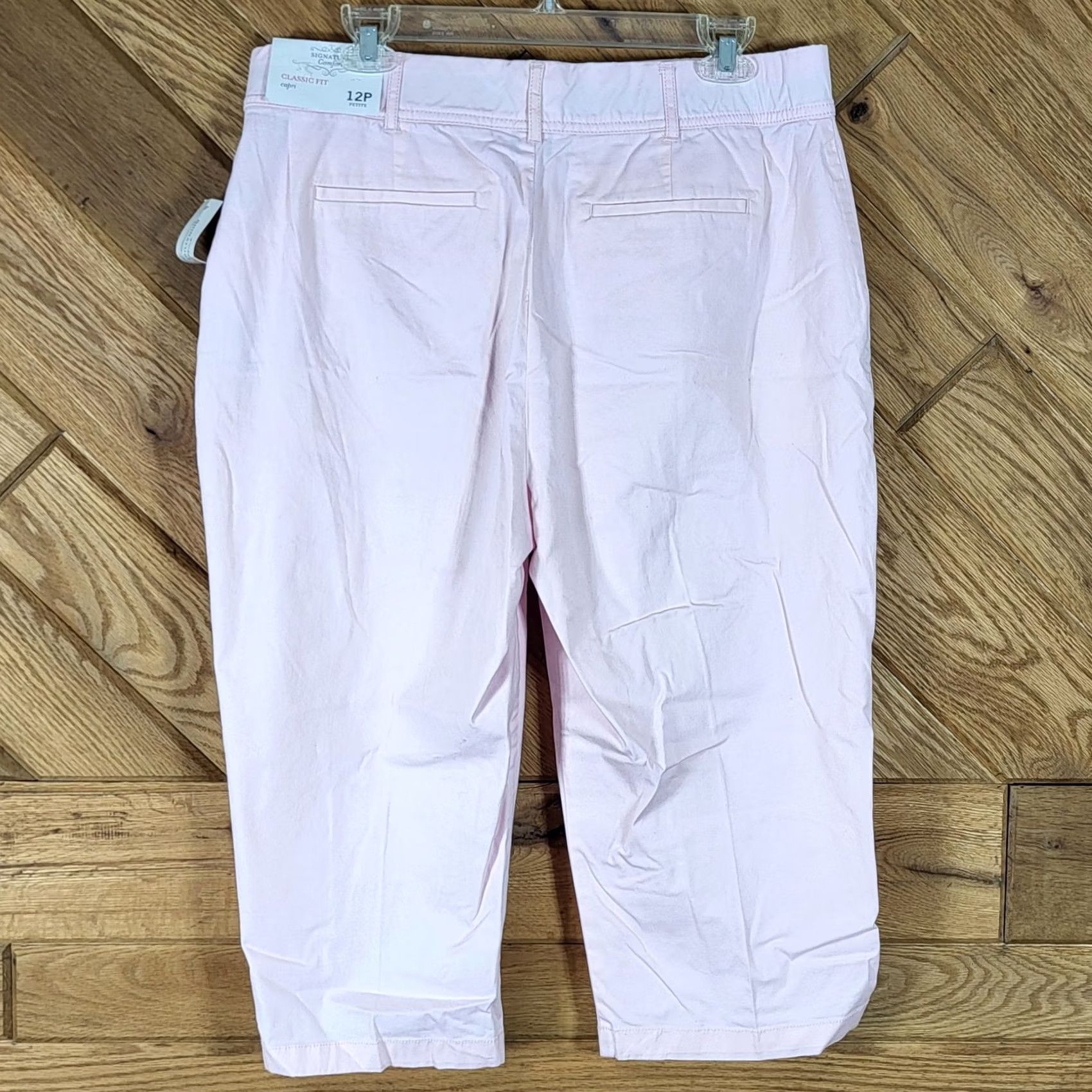 Vintage Christopher Banks Capri Pants Pink 12P Petite Signature Comfort Classic Fit Pants Womens Girls Size 34" / US 12 / IT 48 - 7 Thumbnail