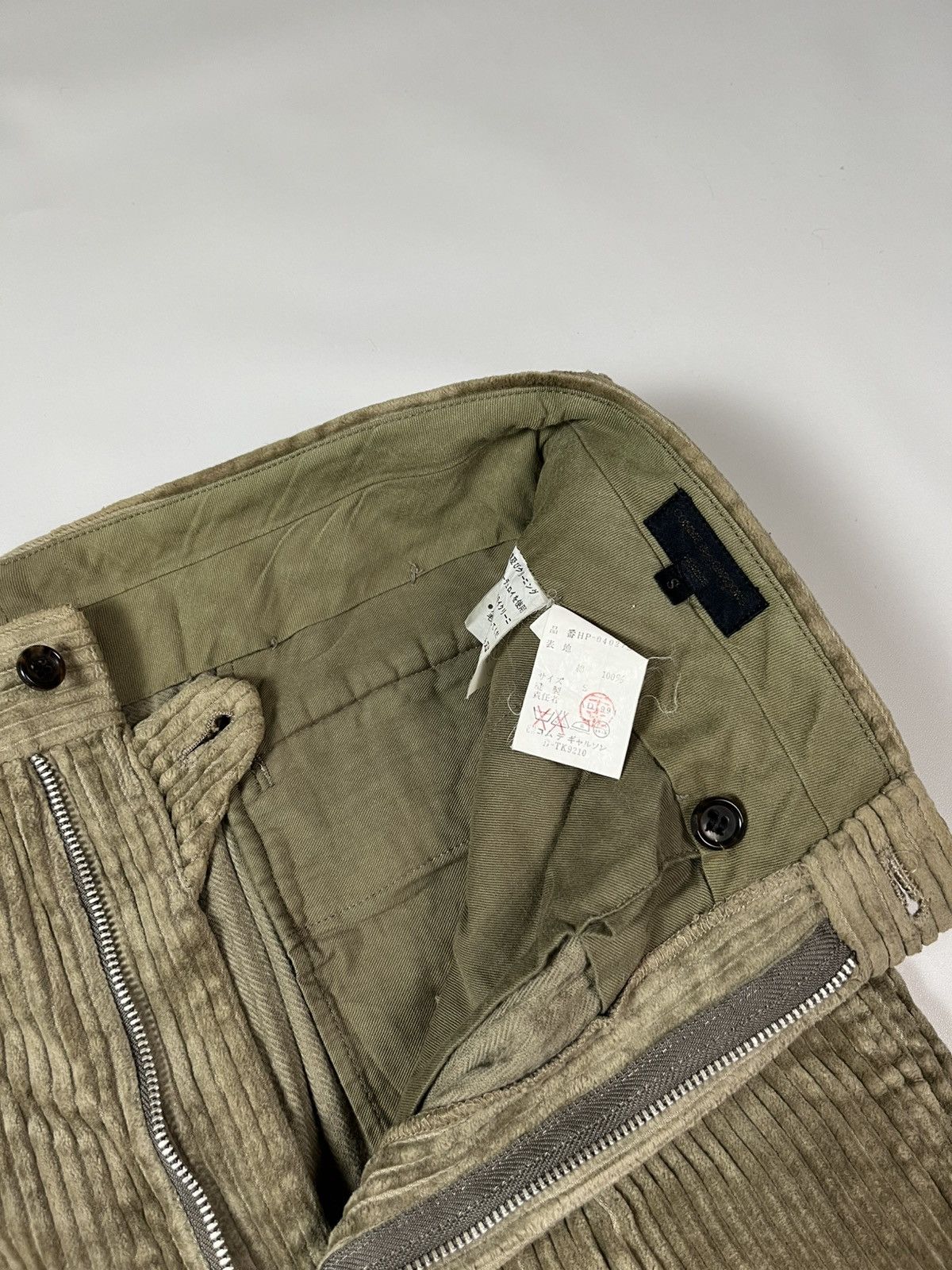 Comme des Garcons Homme 90's CDG HOMME CORDUROY PANTS Size US 30 / EU 46 - 6 Thumbnail
